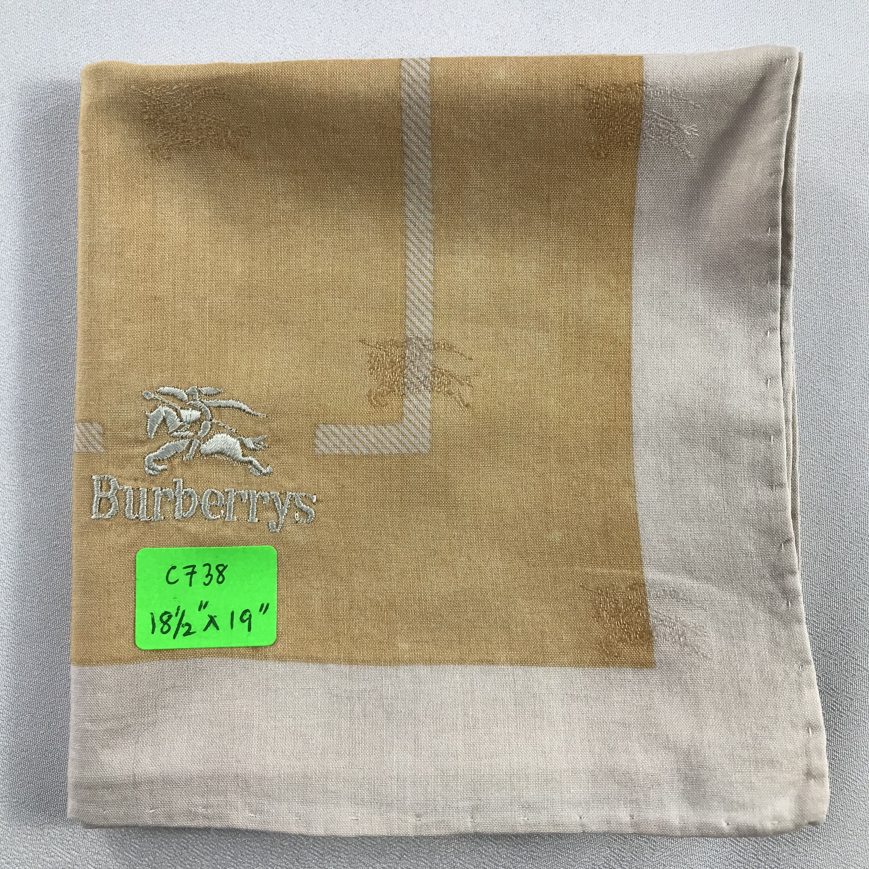 Burberry Burberry Handkerchief / Bandana / Neckerchief C738 Size ONE SIZE - 7 Thumbnail