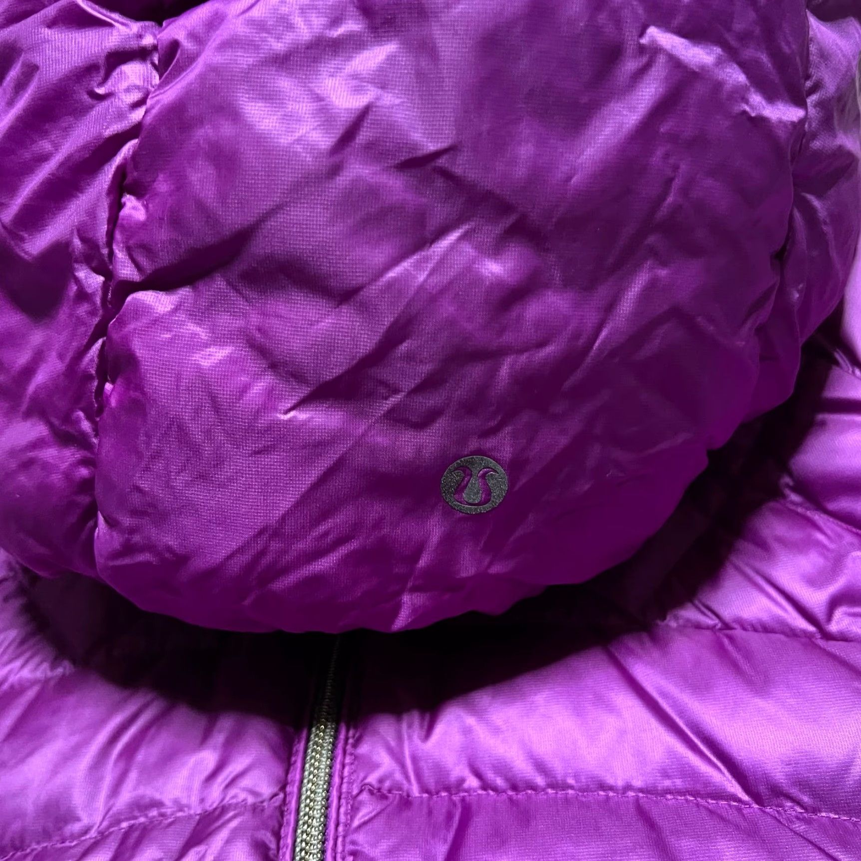 Lululemon Lululemon Down Filled Down For A Run Jacket Women's Size 6 Athletic Packable Jacket Regular Women Purple Puffer 6 Womens Size M / US 6-8 / IT 42-44 - 4 Thumbnail