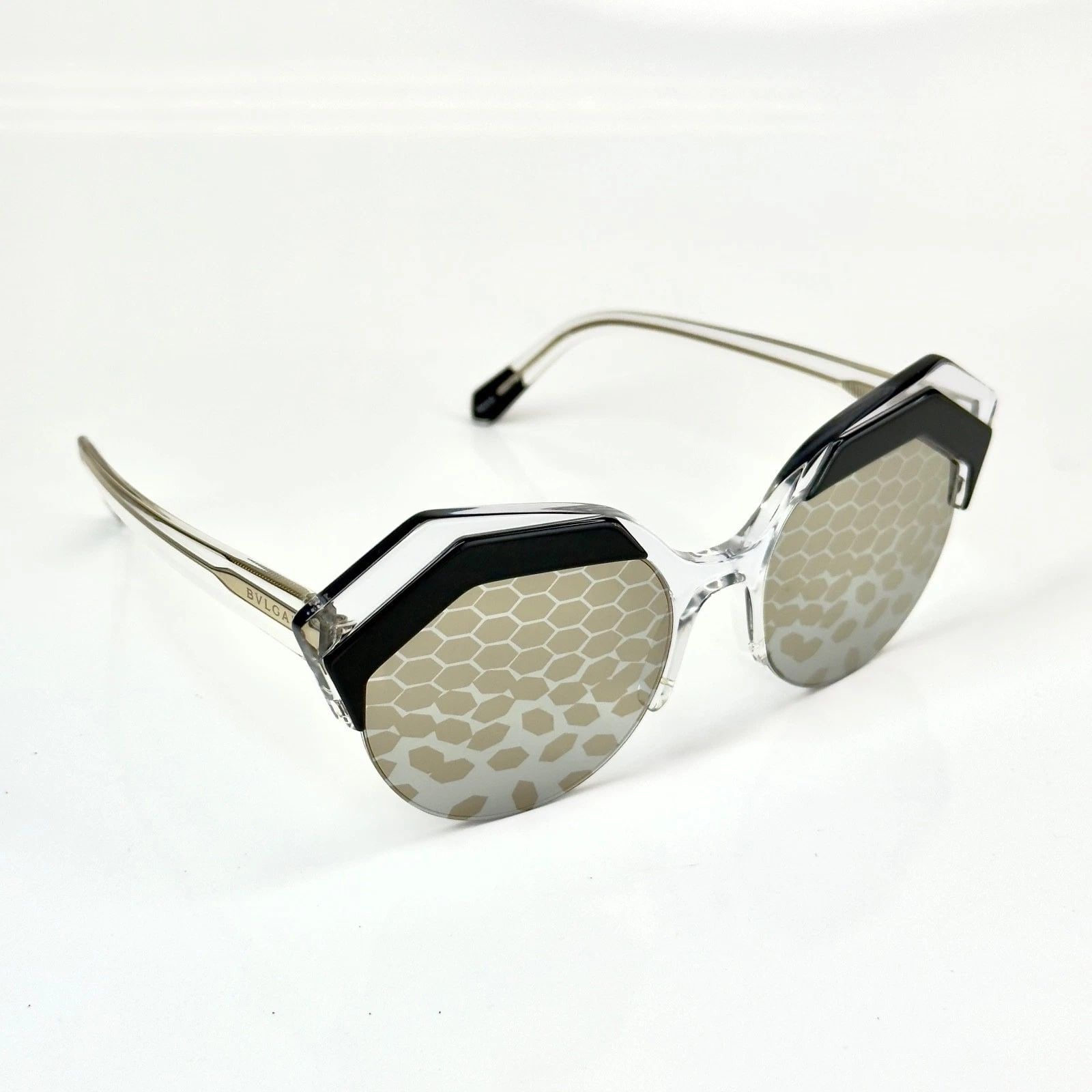 Bvlgari BULGARI BV8203 SERPENTEYES Crystal Black Scales Mirror 8203 Size ONE SIZE - 9 Thumbnail