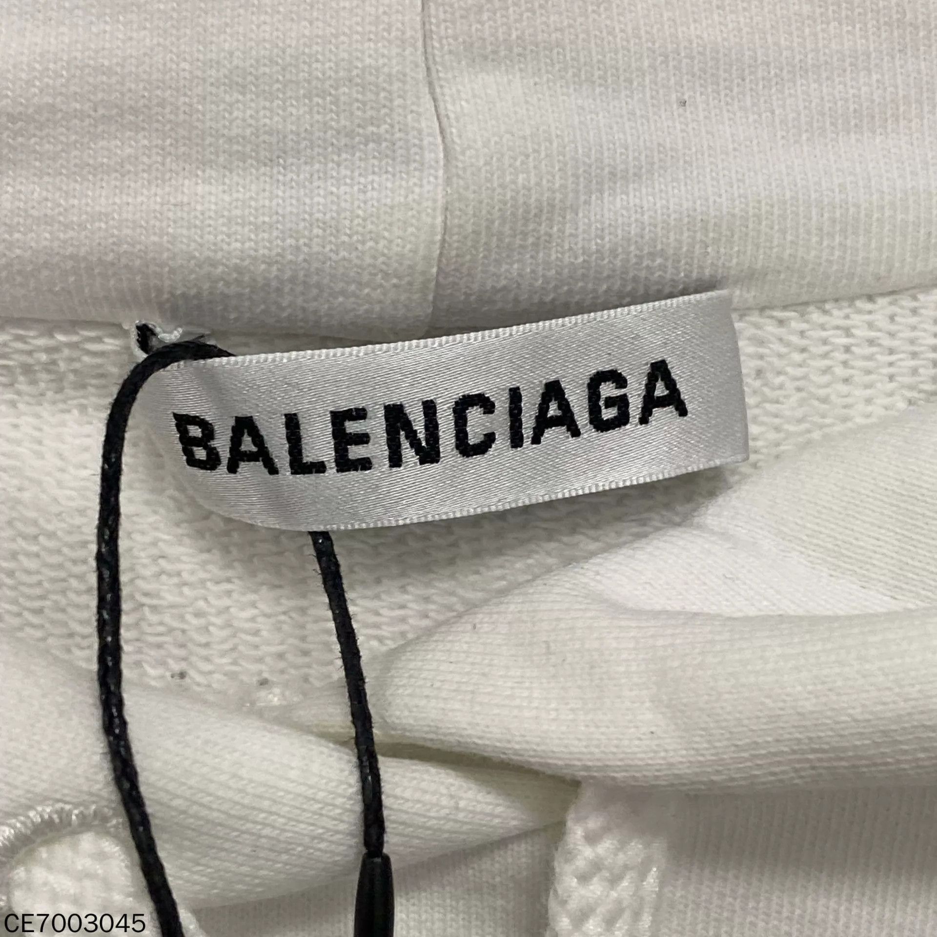 Balenciaga Balenciaga White & Pink Double B Hoodie Men's S Size US S / EU 44-46 / 1 - 4 Thumbnail