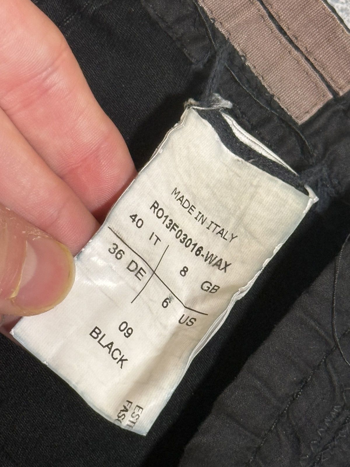 Rick Owens Rick Owens FW13 Waxed Skinny Pants Size 27" / US 4 / IT 40 - 4 Thumbnail