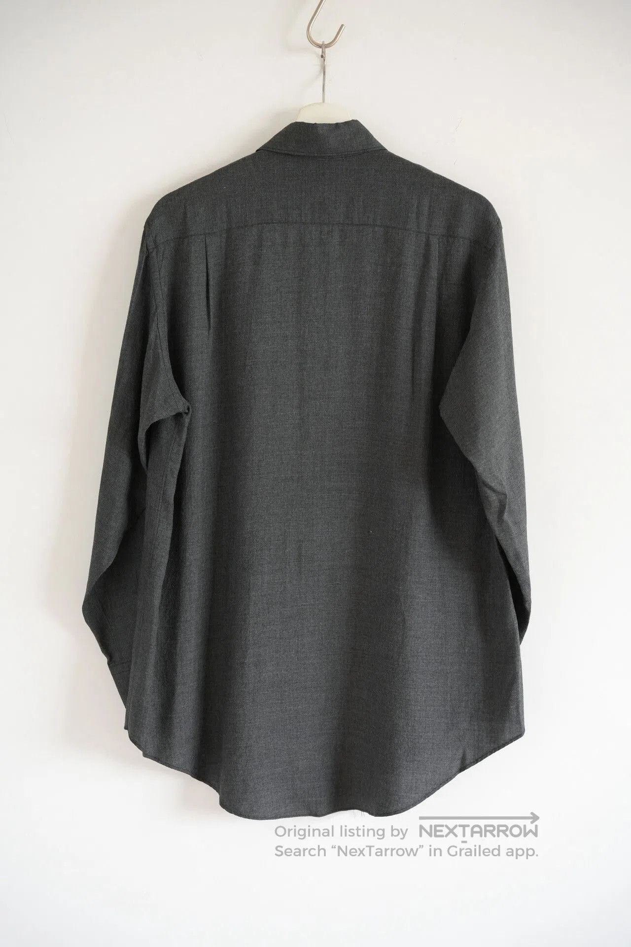 Y's for Men Yohji Yamamoto Gray Silk Button. Size US S / EU 44-46 / 1 - 2 Thumbnail