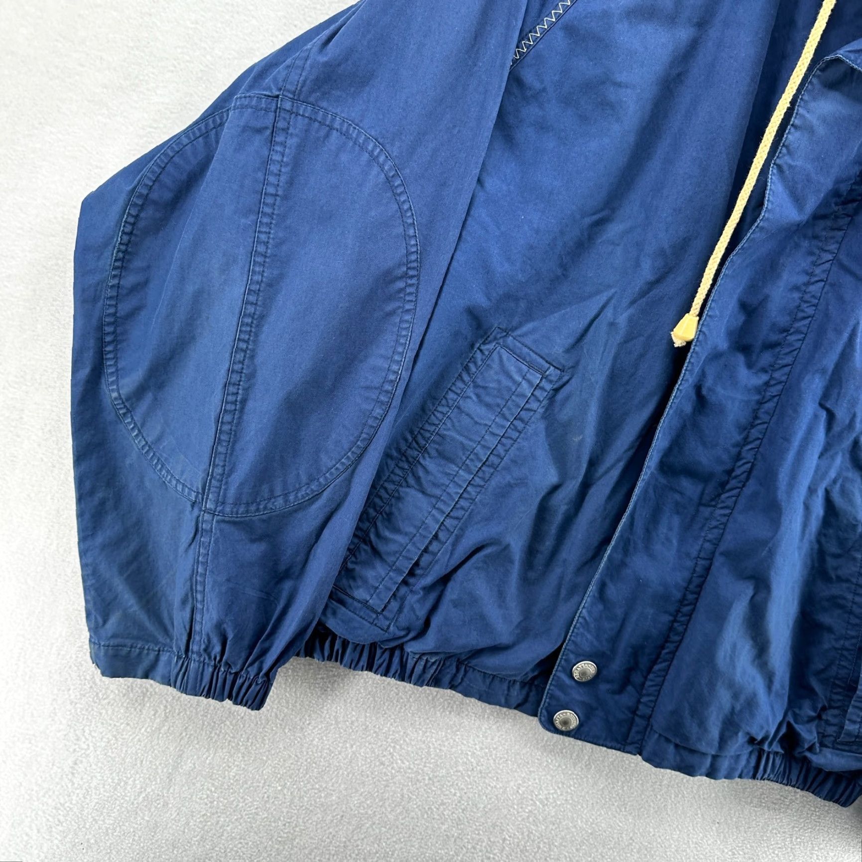 Vintage Regatta Sport Windbreaker Jacket Blue Men's M Full Zip Long Sleeve Pockets, Casual, Travel, Winter, Cotton, Regular Fit Size US M / EU 48-50 / 2 - 7 Thumbnail