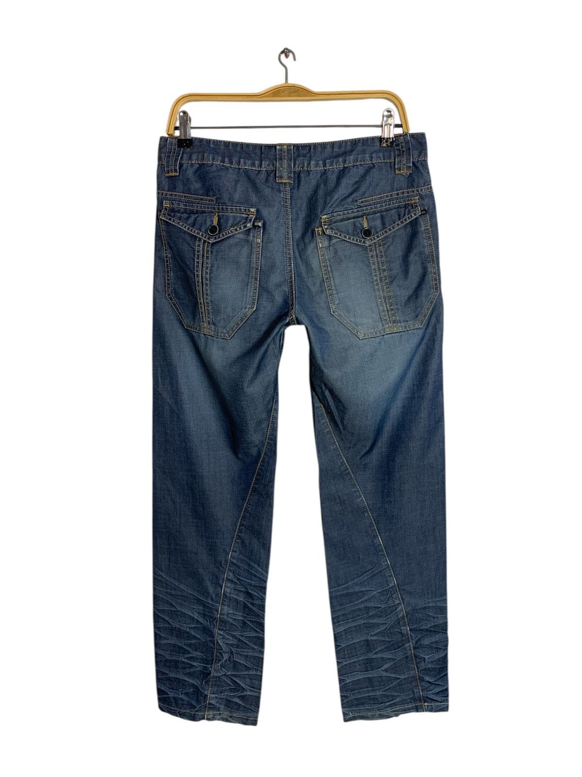 Y's Y’s Yohji Yamamoto Indigo Denim Jeans Straight Cut Size US 32 / EU 48 - 2 Thumbnail