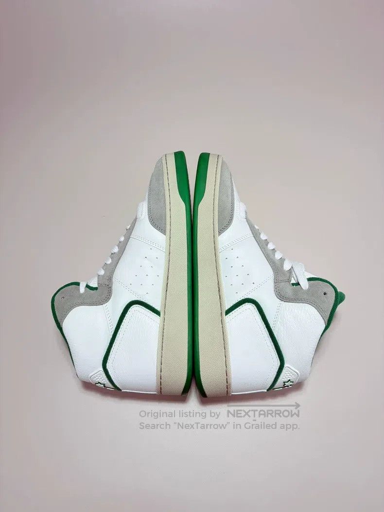 Saint Laurent Paris Saint Laurent Paris White and green mid-cut board shoes Size US 7 / EU 40 - 4 Thumbnail