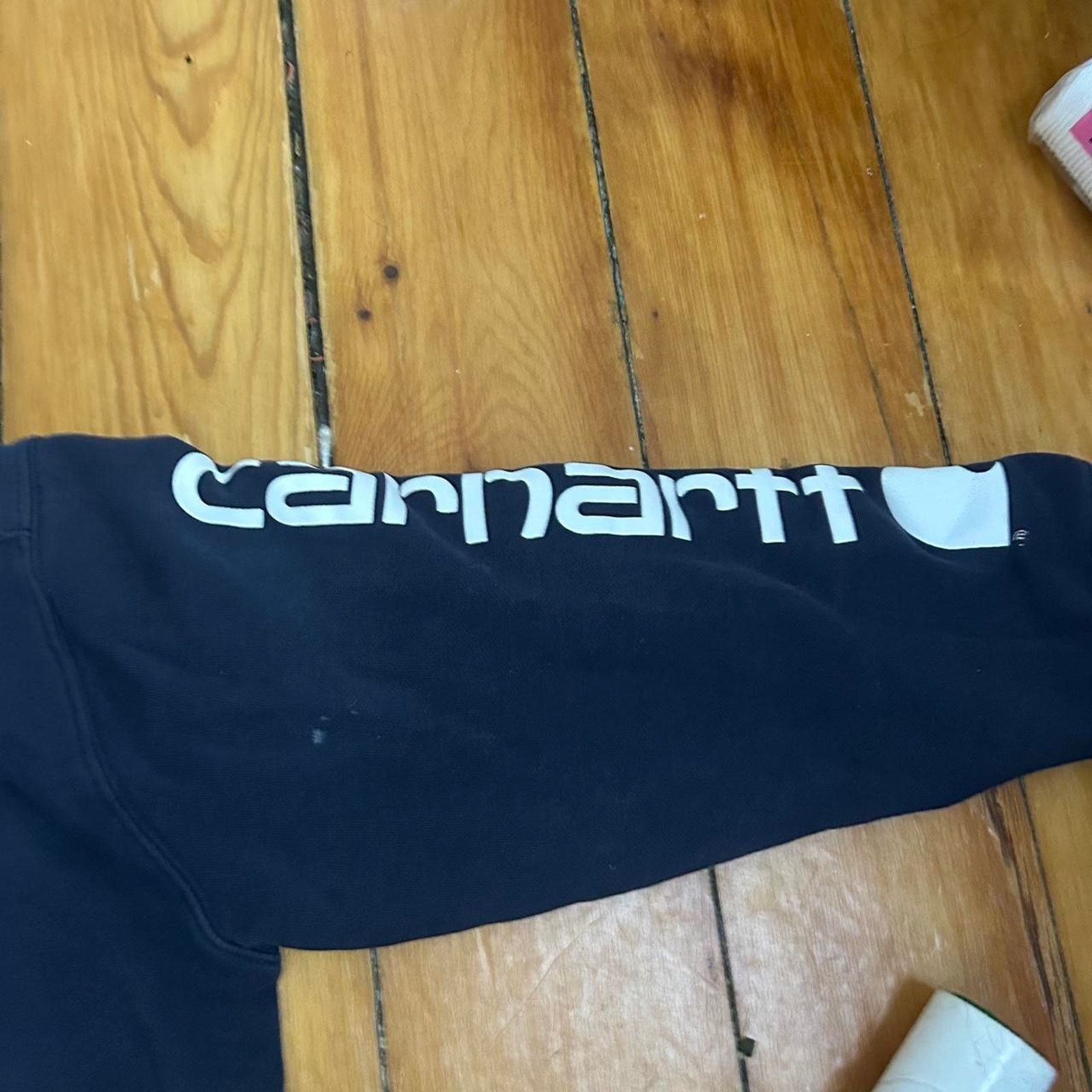 Carhartt Navy carhartt hoodie with white Size S / US 4 / IT 40 - 2 Thumbnail