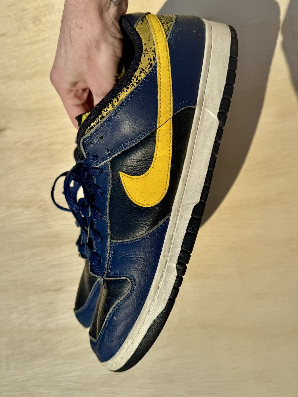Nike Nike Dunk Low Michigan Size 14 Size US 14 / EU 47 - 3 Thumbnail