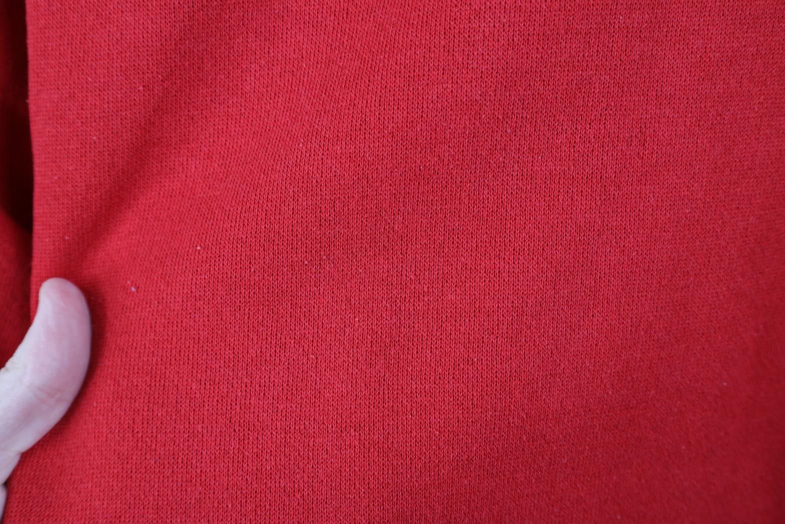 Vintage Vintage 90s Streetwear Raglan Crewneck Sweatshirt Red USA Size US L / EU 52-54 / 3 - 5 Thumbnail