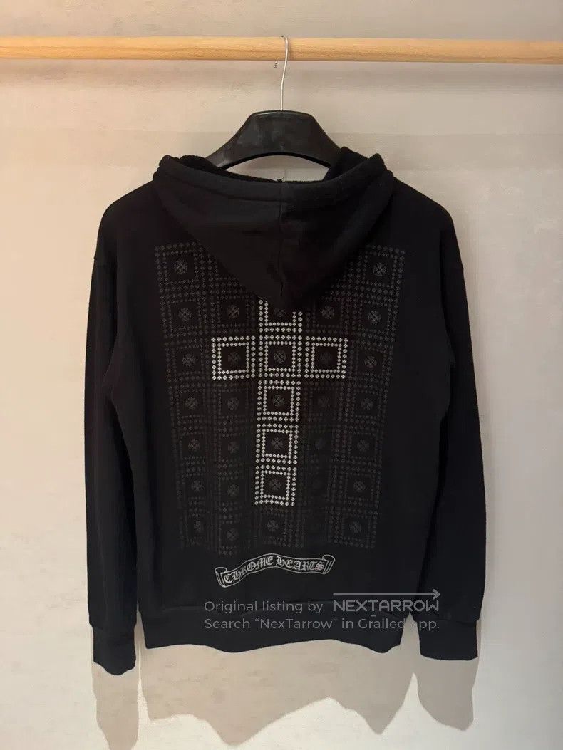 Chrome Hearts CHROME HEARTS Size S Cross-stitch cross printed coat hoodie Size US S / EU 44-46 / 1 - 1 Thumbnail