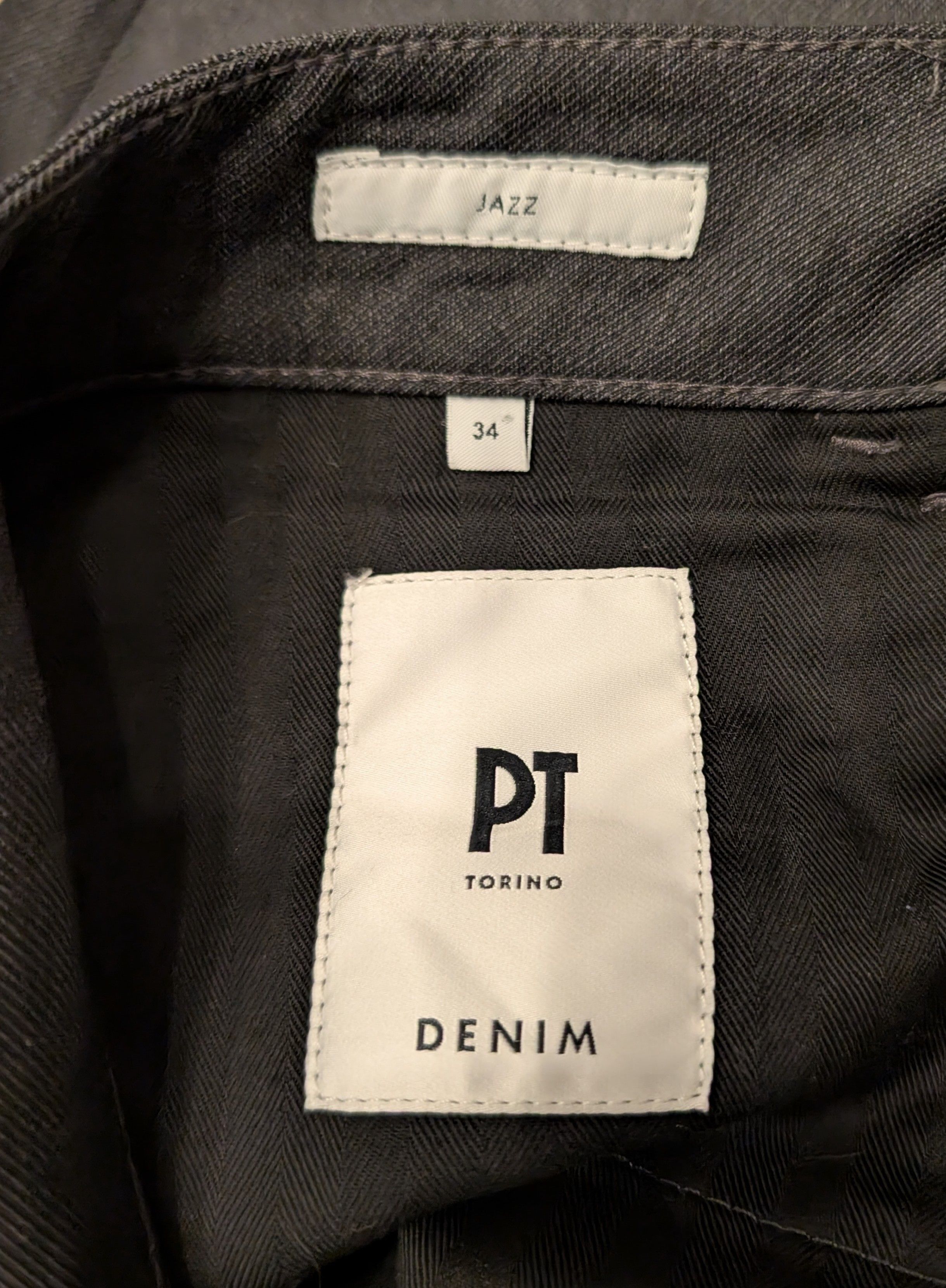 PT Torino PT Torino Jazz Wool Jeans Size 34 x 29 Made in Romania Size US 34 / EU 50 - 3 Thumbnail