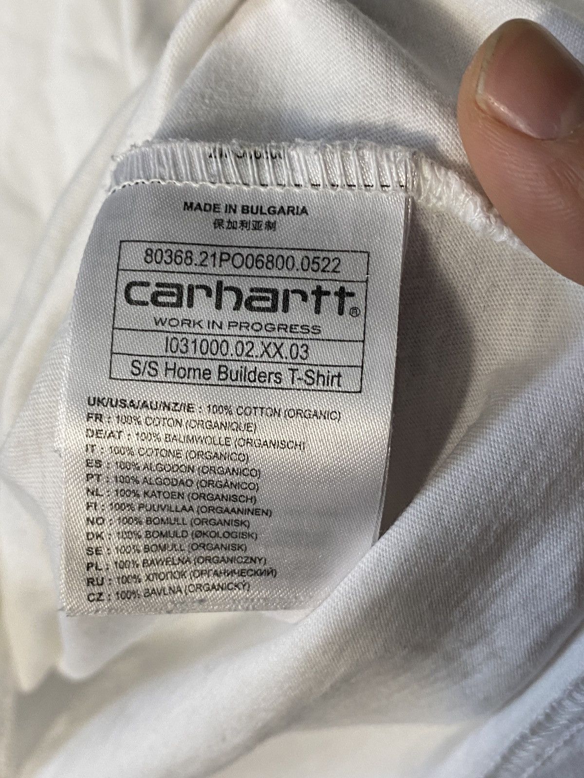 Carhartt Carhartt work in progress T-shirt Big Logo Hype Size US L / EU 52-54 / 3 - 4 Thumbnail