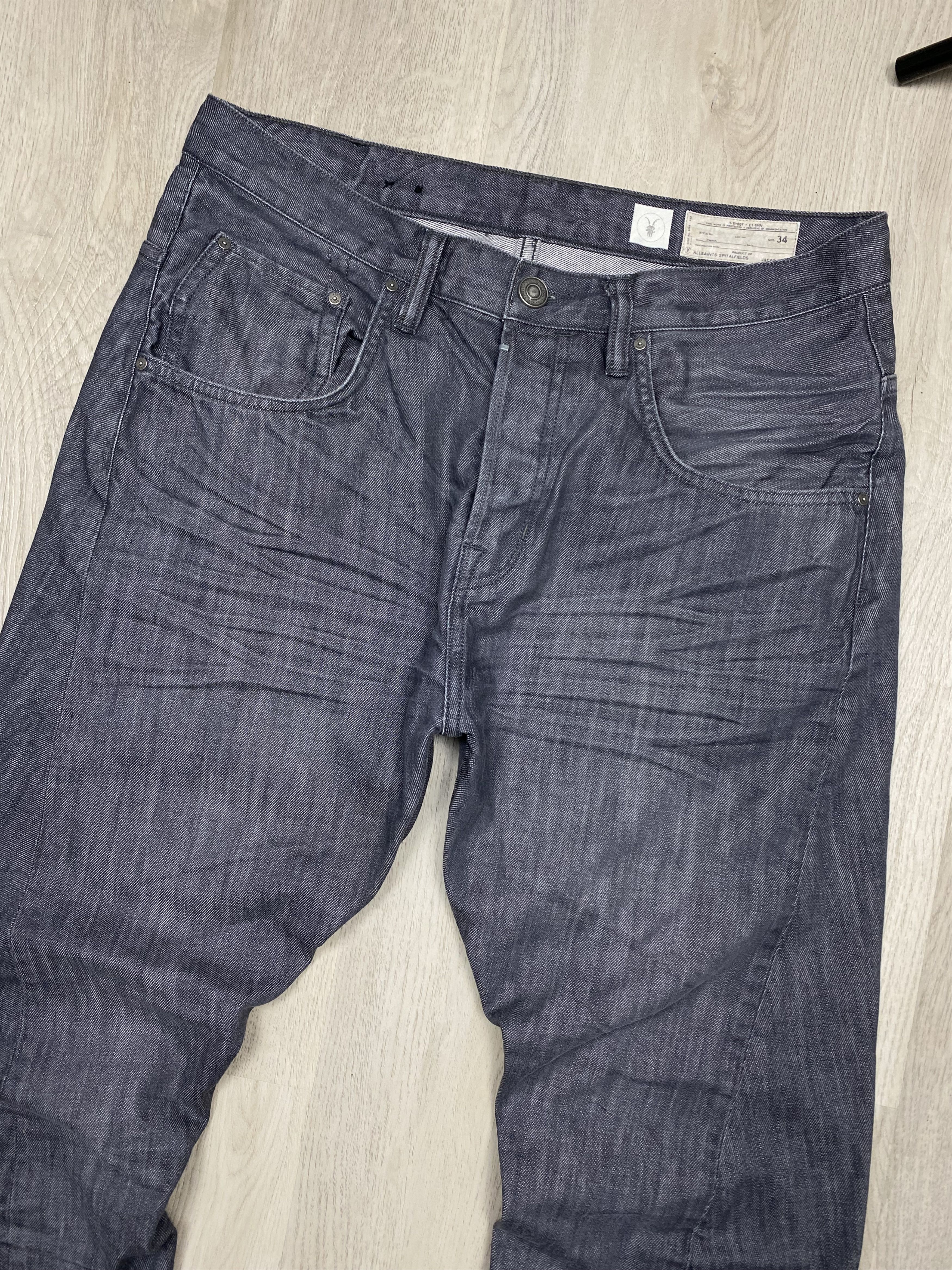 Allsaints Allsaints Vintage Mens Quarry Runner Denim Pants Jeans Size US 34 / EU 50 - 2 Thumbnail