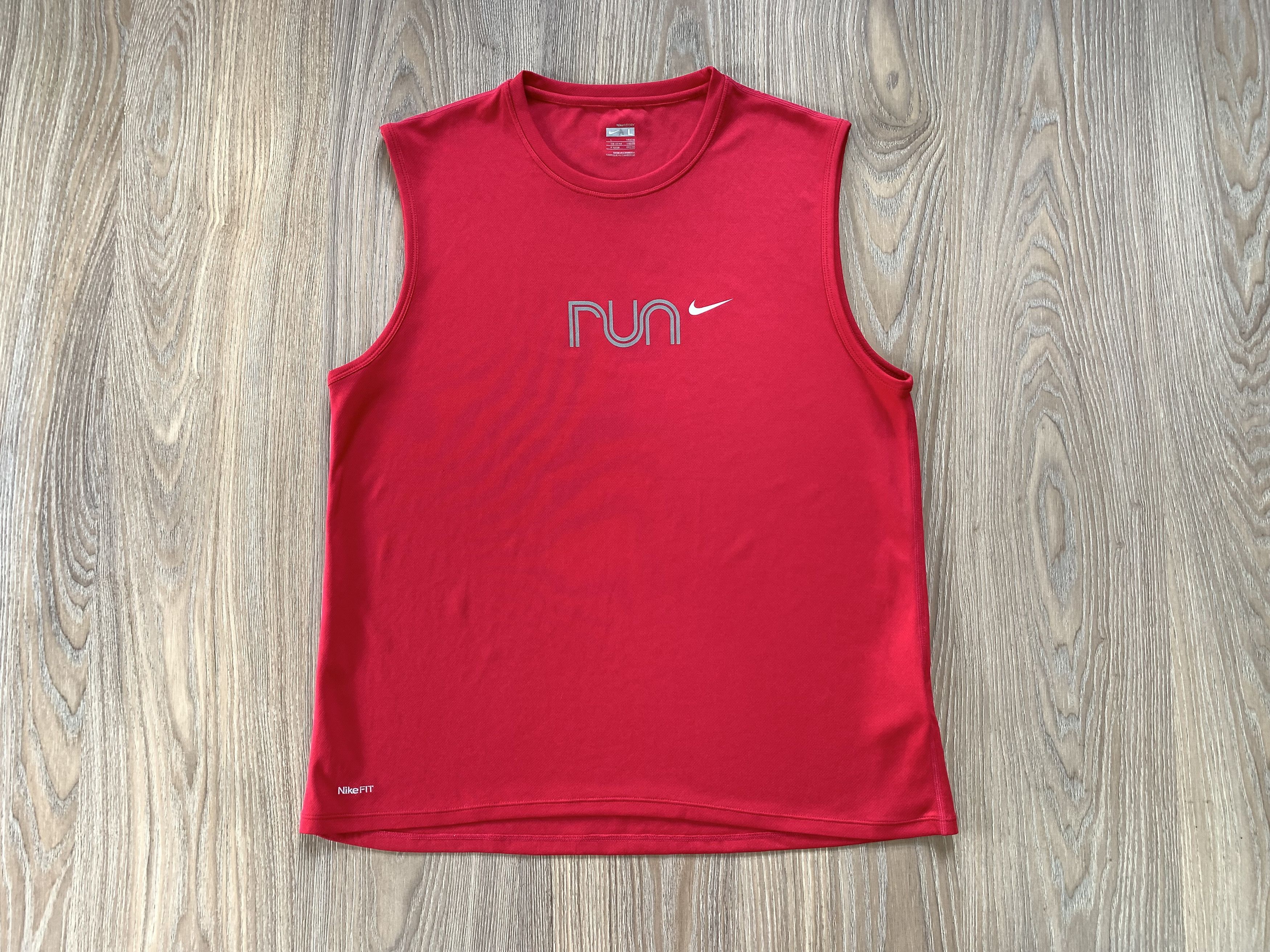 Nike × Vintage Nike Run Vintage Sleeveless T Shirt Size US L / EU 52-54 / 3 - 2 Thumbnail