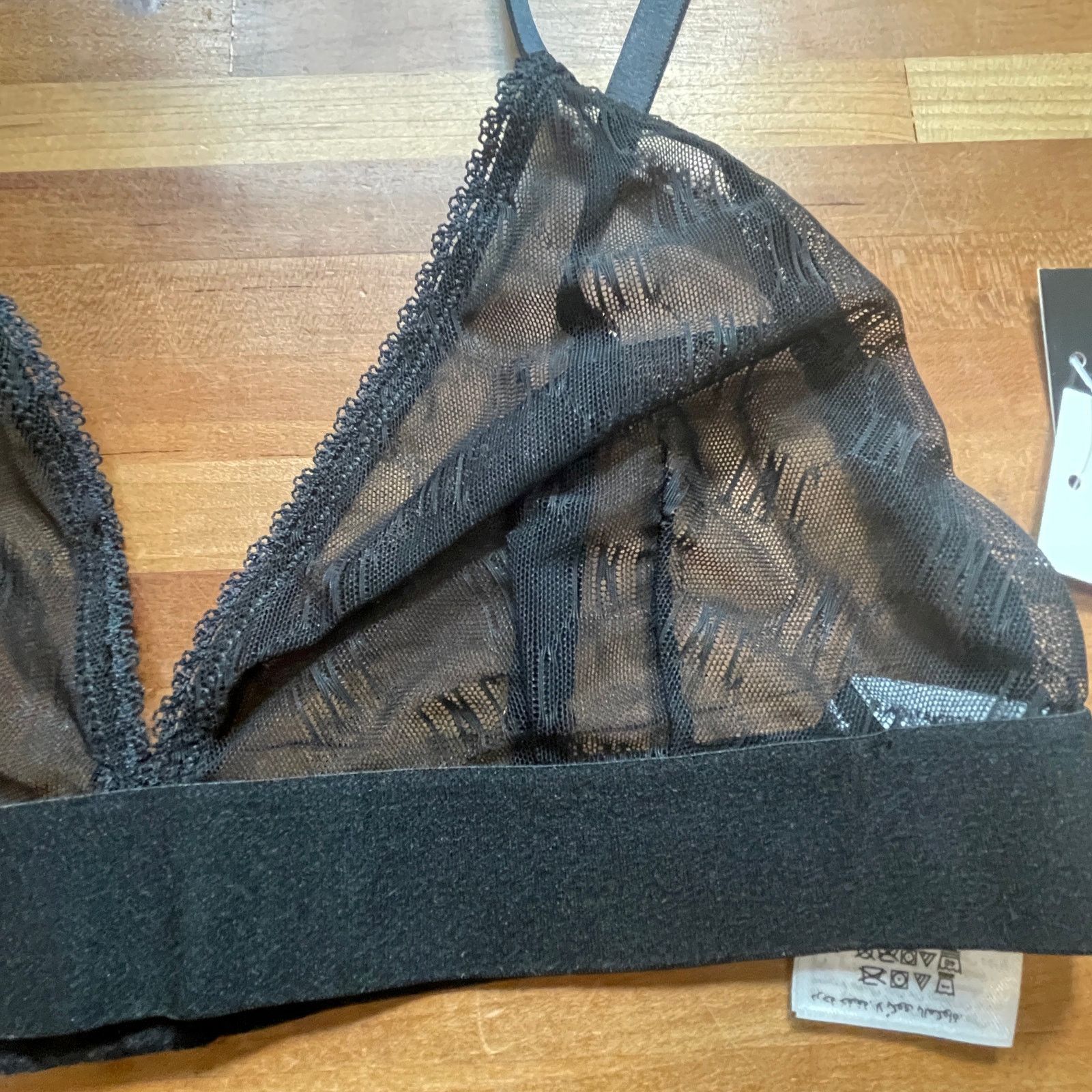 I.N.C I.N.C. Women's Monogram Bralette black medium Size ONE SIZE - 6 Thumbnail