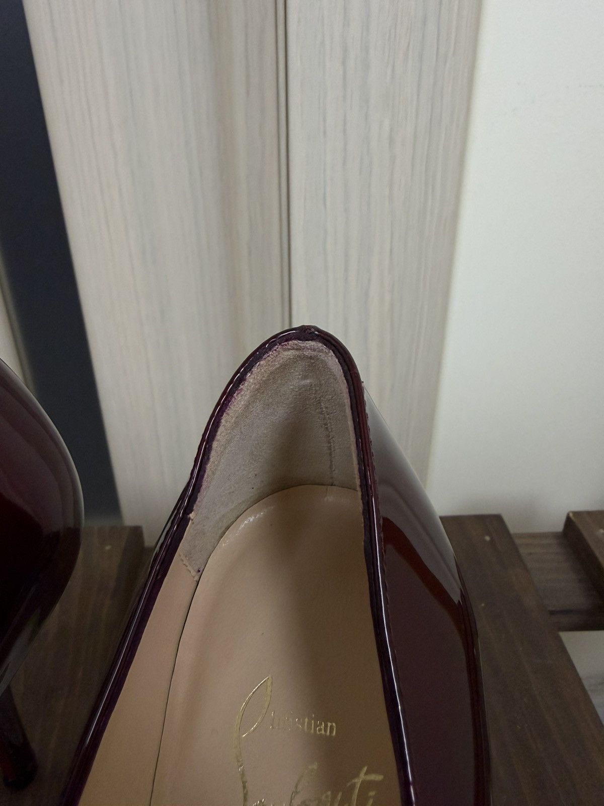 Christian Louboutin Christian Louboutin New Simple Pump Heels Rouge Red Patent Size US 5 / IT 35 - 20 Thumbnail