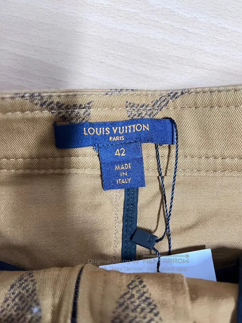 Louis Vuitton Louis Vuitton Brown full print skirt Size 41" - 3 Thumbnail