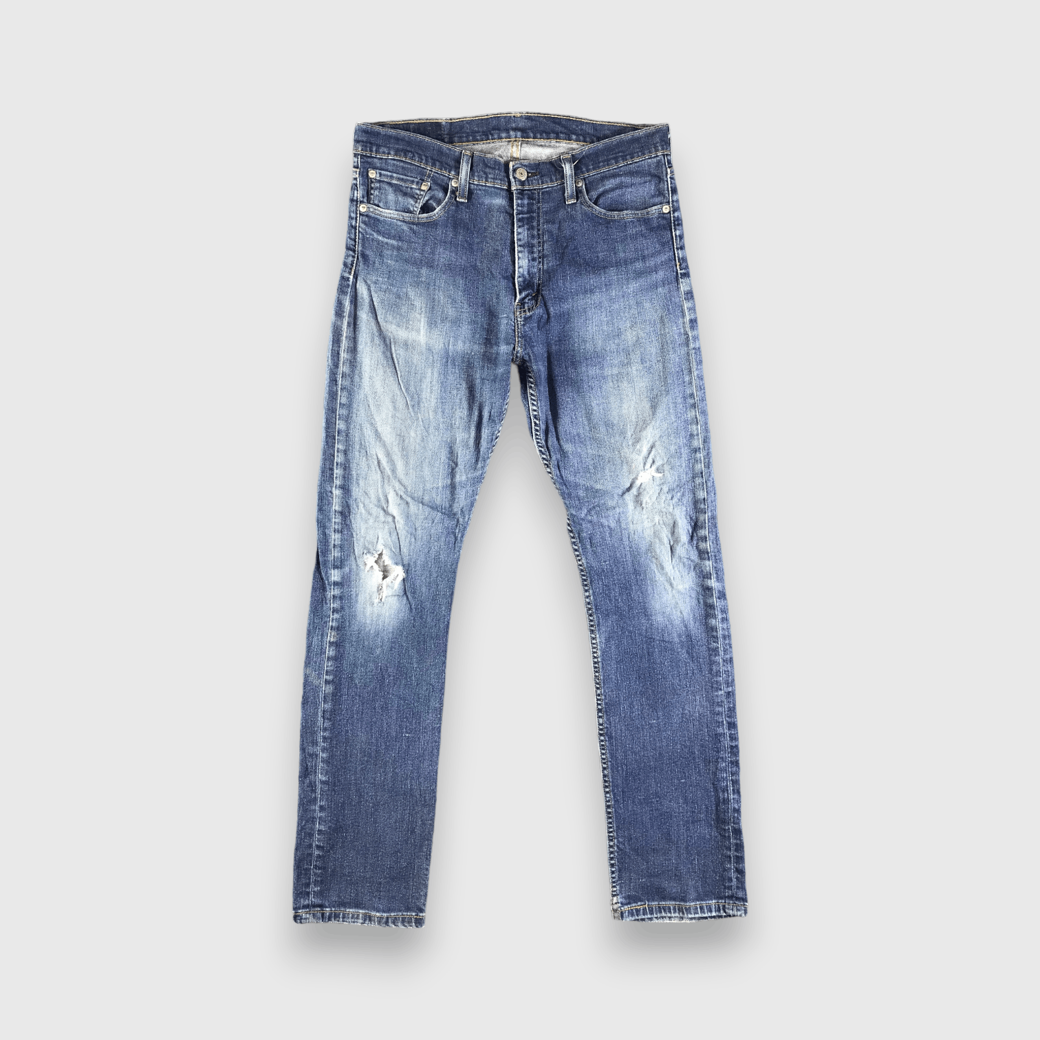 Levi's Vintage Blue Wash Levis 513 Jeans-J4291 Size US 33 - 1 Thumbnail