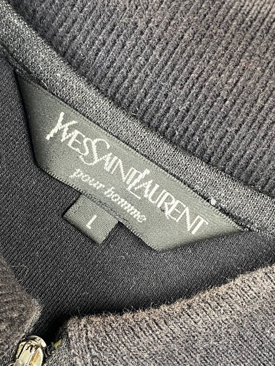 Yves Saint Laurent VIntage Yves Saint Laurent Polo Sweatshirt Vickose 1/4 Zip Size US L / EU 52-54 / 3 - 5 Thumbnail