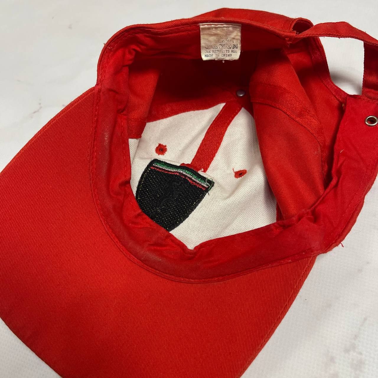 Ferrari Ferrari Red Vintage Cap Hats Big Logo Italia Formula Uno Size ONE SIZE - 10 Thumbnail
