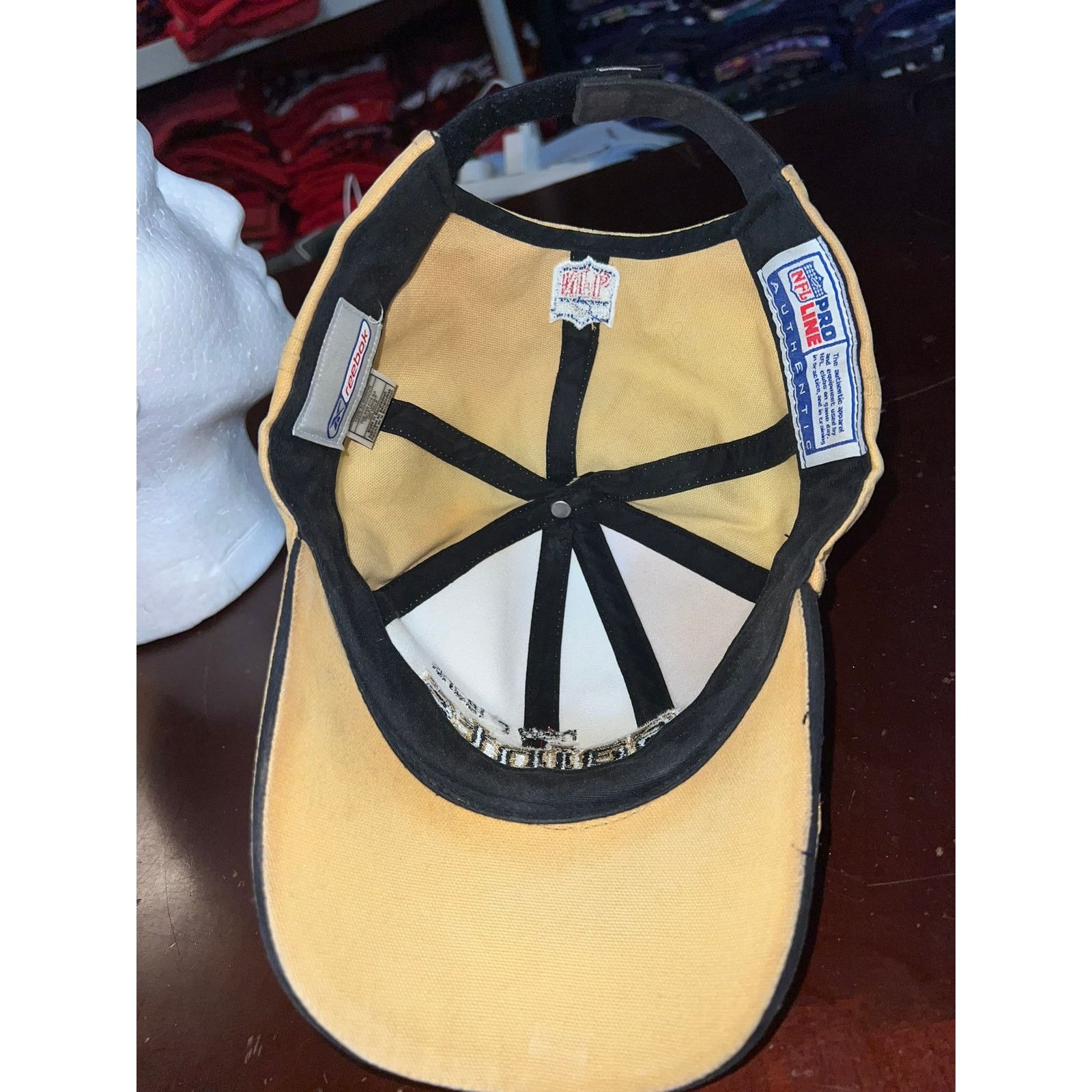 Reebok New Orleans Saints Hat Reebok 2000s NFL Pro Line Cap Stained Size ONE SIZE - 7 Thumbnail
