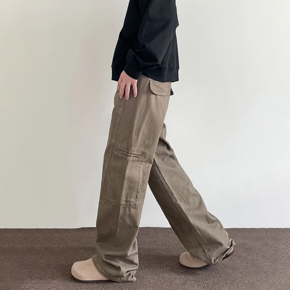 Designer × Japanese Brand × Jean Vintage Brown Jeans Men Baggy Flare Harajuku Casual Fashion Size US 30 / EU 46 - 5 Thumbnail