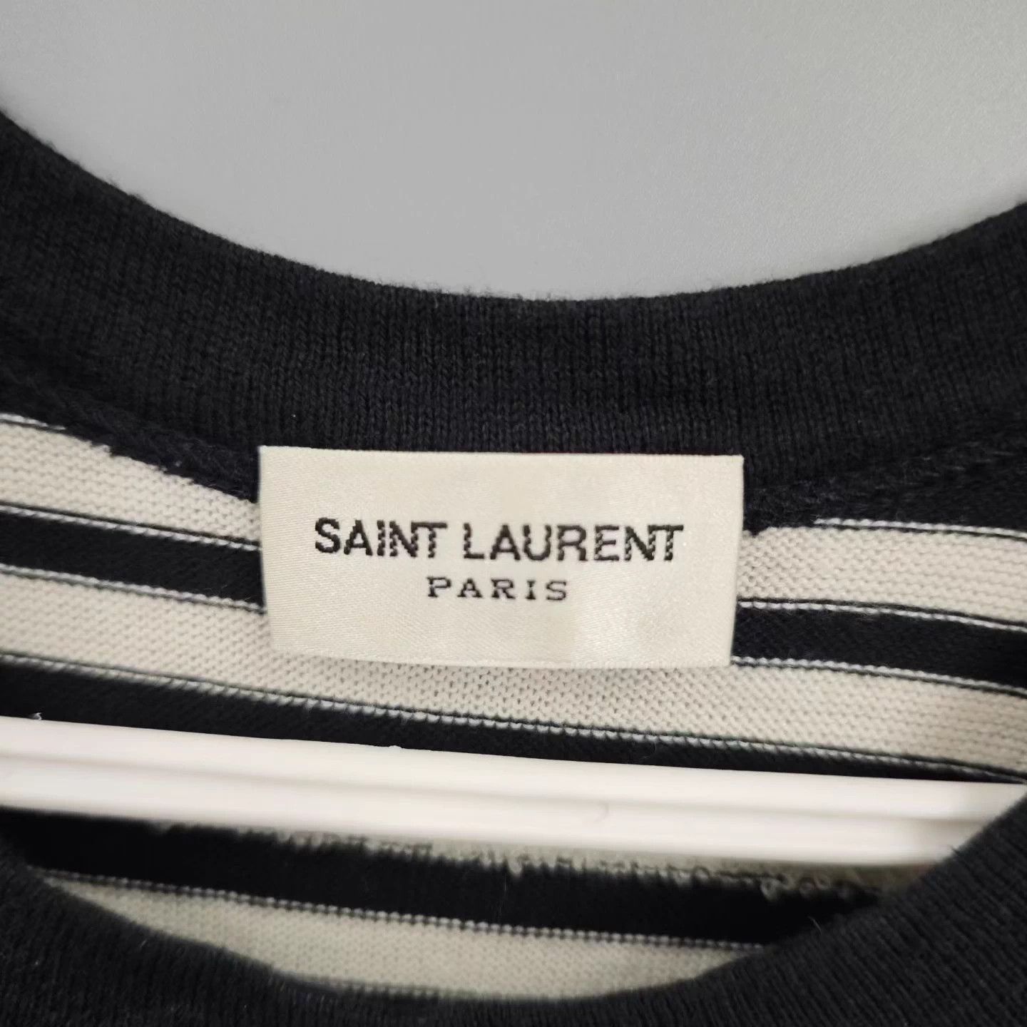 Yves Saint Laurent YSL Striped Logo Tank Top Size S Size S / US 4 / IT 40 - 4 Thumbnail