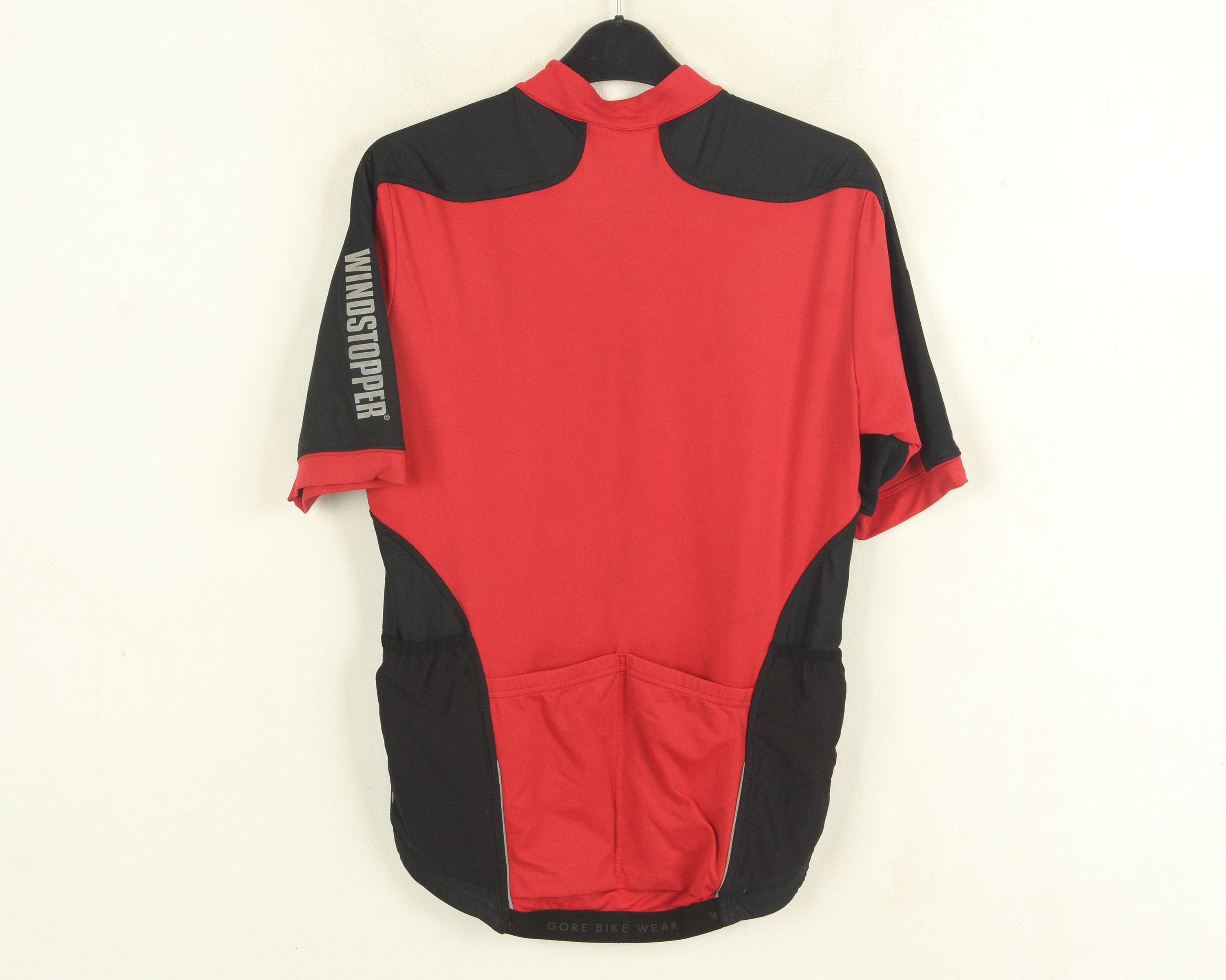 GOREWEAR Men M Cycling Full zip Jersey Lined Red Jacket Short sleeved Size US M / EU 48-50 / 2 - 5 Thumbnail