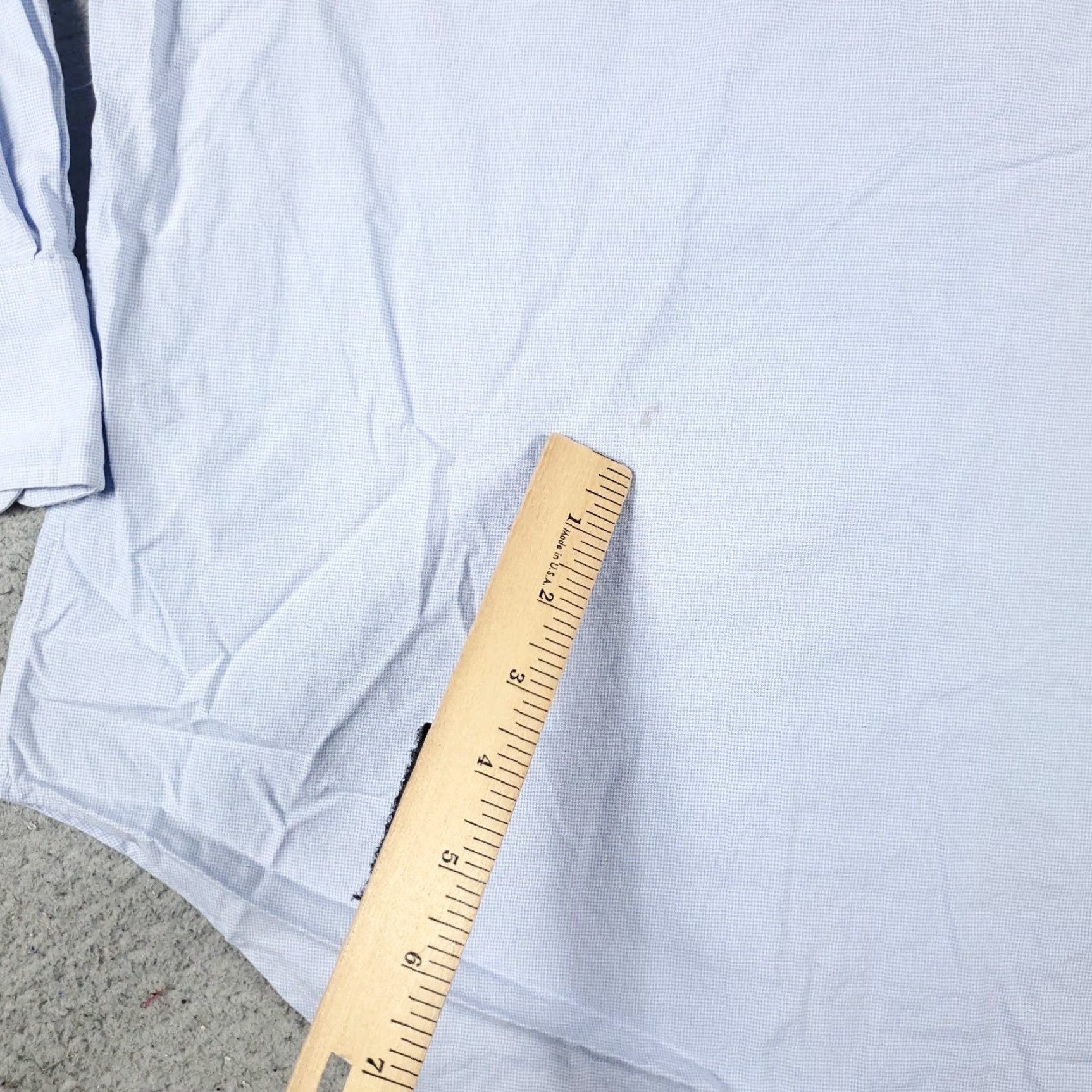 Ralph Lauren Ralph Lauren Dress Shirt Mens 16 Blue Cotton Button-Down Long Sleeve Regular Mens Size 42R - 6 Thumbnail