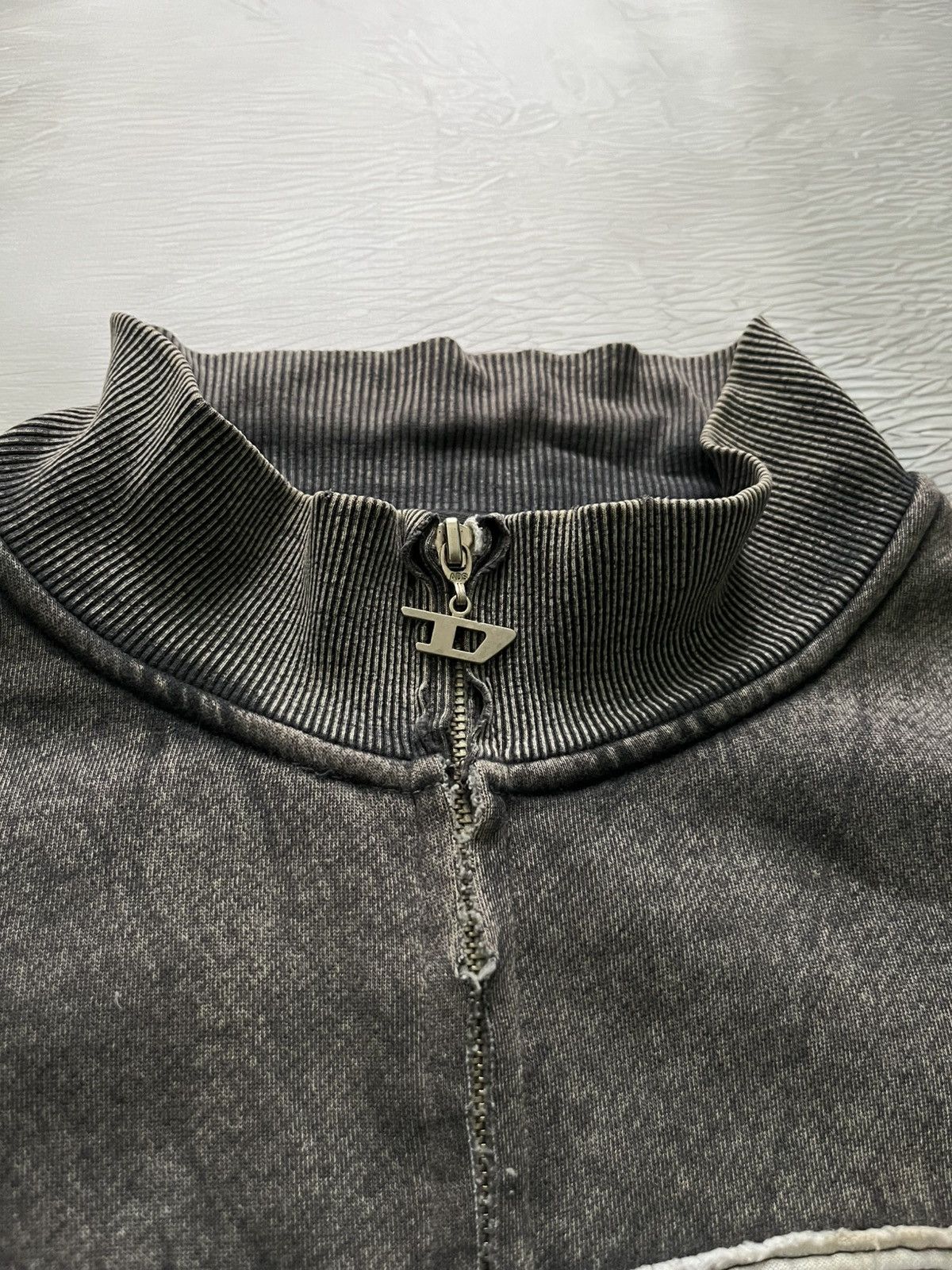 Diesel Diesel Avant Garde Y2K Vintage Sweater Japanese Grey Size US XXL / EU 58 / 5 - 6 Thumbnail