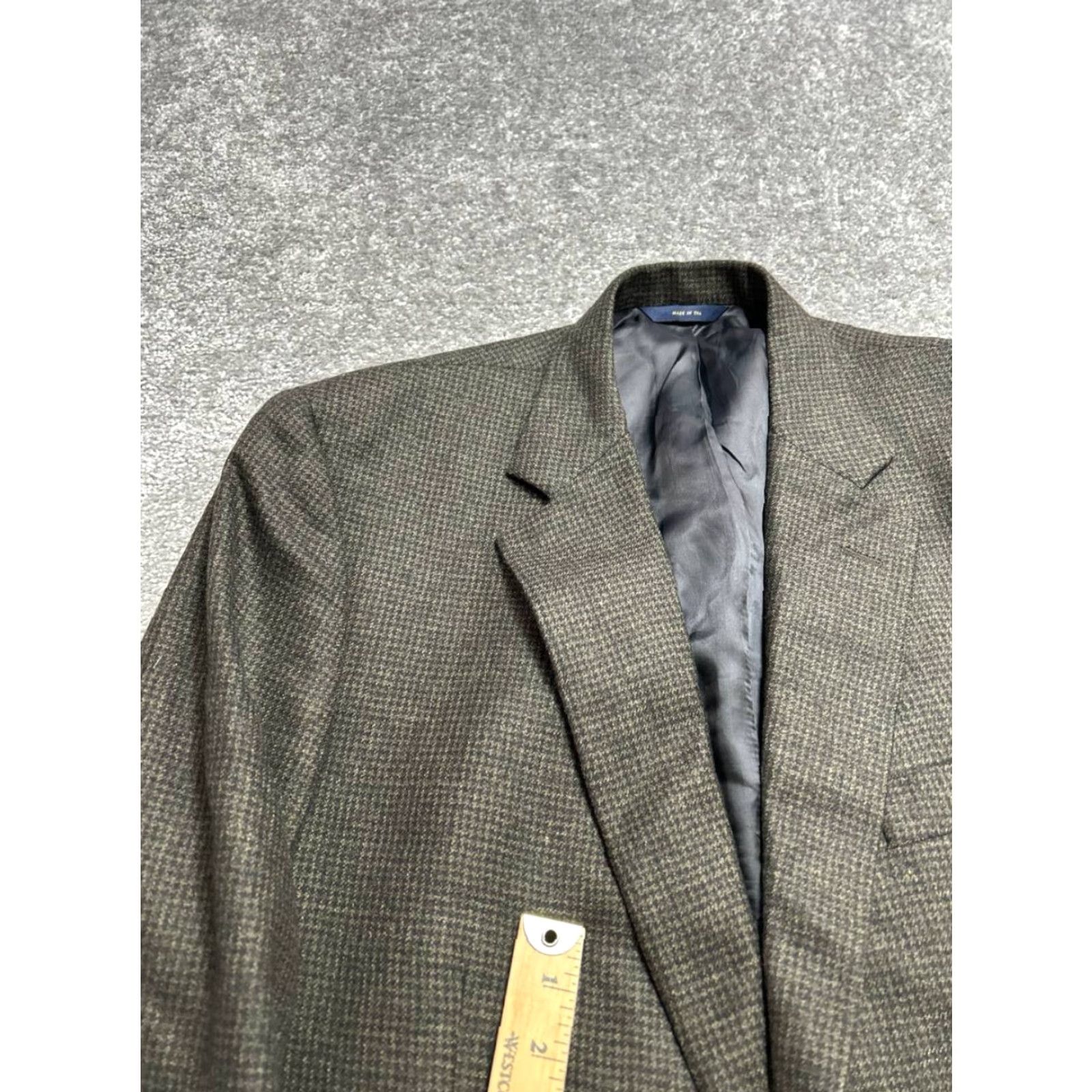 Brooks Brothers Brooks Brothers Sport Coat Mens 44 long Green Wool Madison 1818 Houndstooth Size US S / EU 44-46 / 1 - 4 Thumbnail