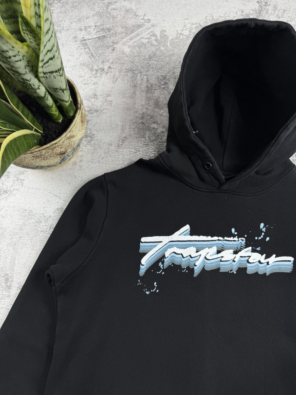 Trapstar London Trapstar Men’s Medium Drill Drill Black Cotton Rap Hoodie Pullover Sweatshirt Size US M / EU 48-50 / 2 - 6 Thumbnail