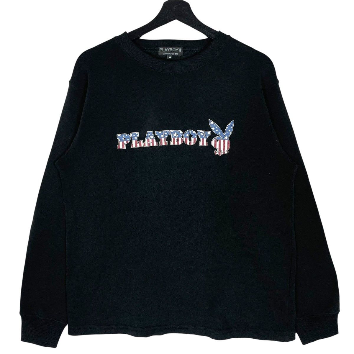 Vintage Playboy Sweatshirt sold Spellout Big Print 90s Sweater