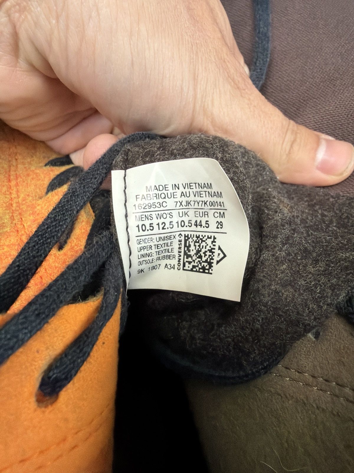 Converse × JW Anderson Converse X JW Anderson Felted Wool All Star 70 Hi Size US 10.5 / EU 43-44 - 7 Thumbnail