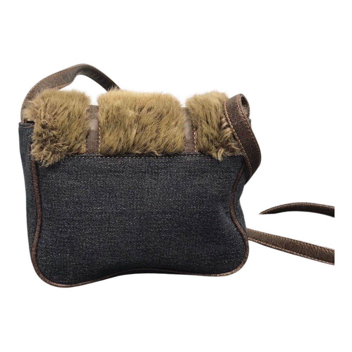 Hysteric Glamour × If Six Was Nine × Japanese Brand Denim Mink Fur SlingBag Size ONE SIZE - 5 Thumbnail