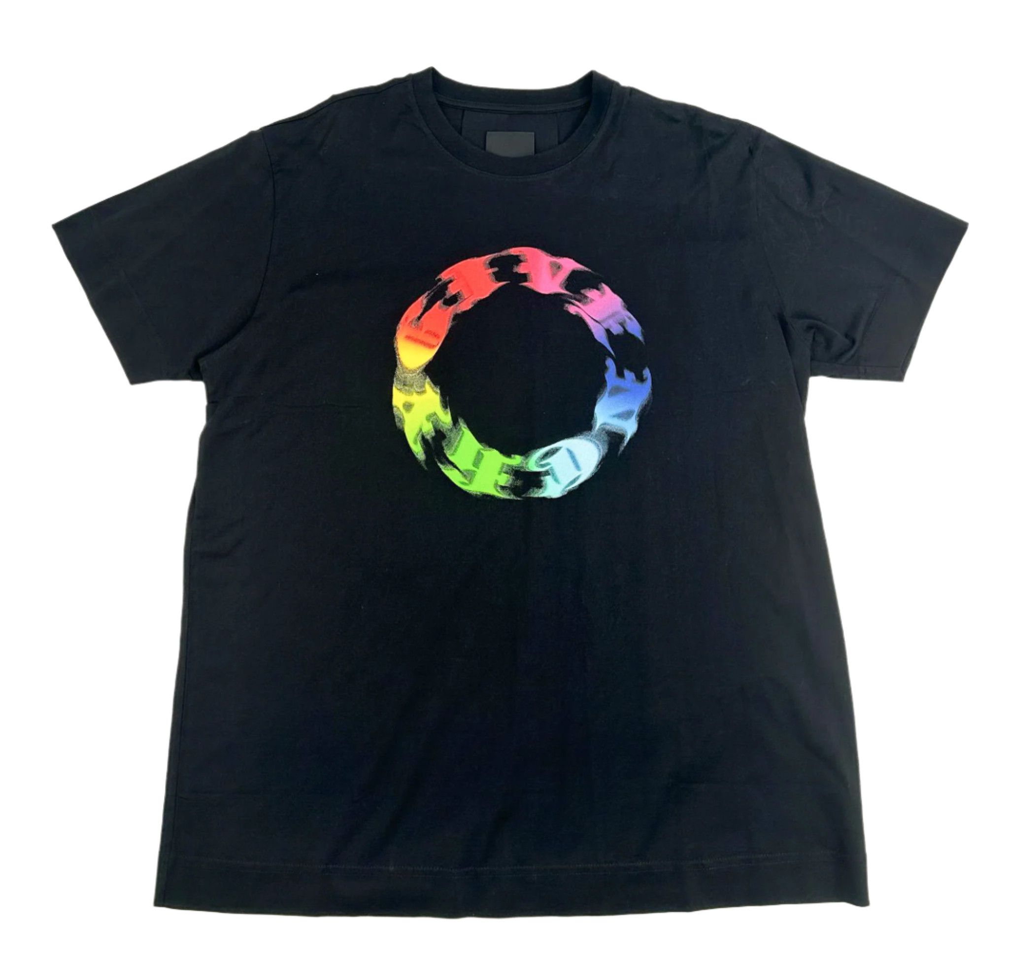 Givenchy Givenchy Black Circle Logo T-Shirt Size US S / EU 44-46 / 1 - 1 Thumbnail