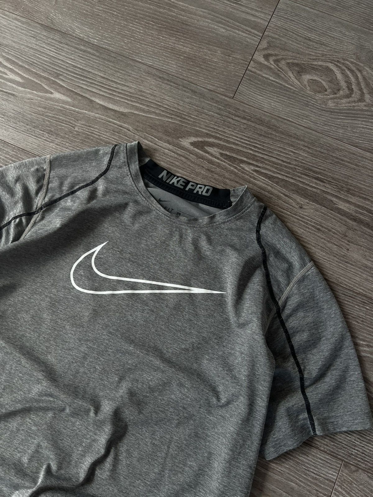 Nike ‼️Nike Pro Combat Big Logo Dri-Fit Fitted Termo T-Shirt‼️ Size US XL / EU 56 / 4 - 9 Thumbnail