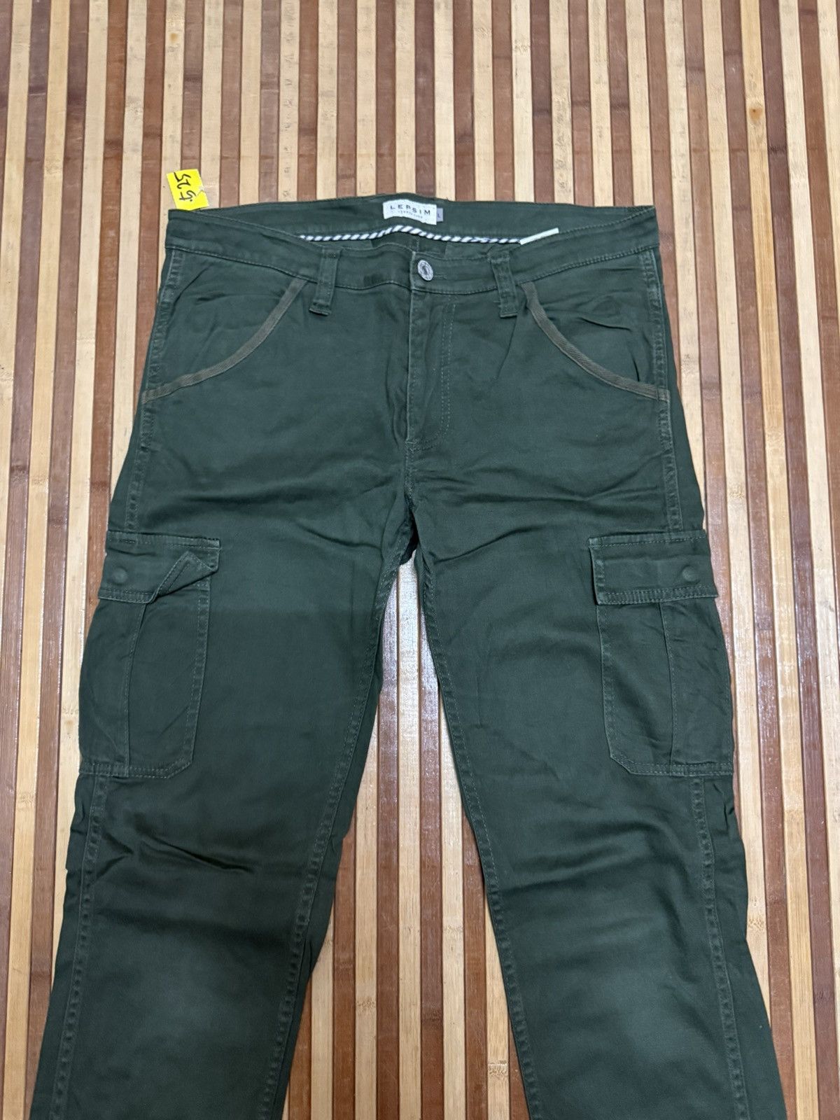 Japanese Brand LEPSIM Unisex Cargo Pants Streetwear Multipocket W31X30.5 Size US 31 - 2 Thumbnail