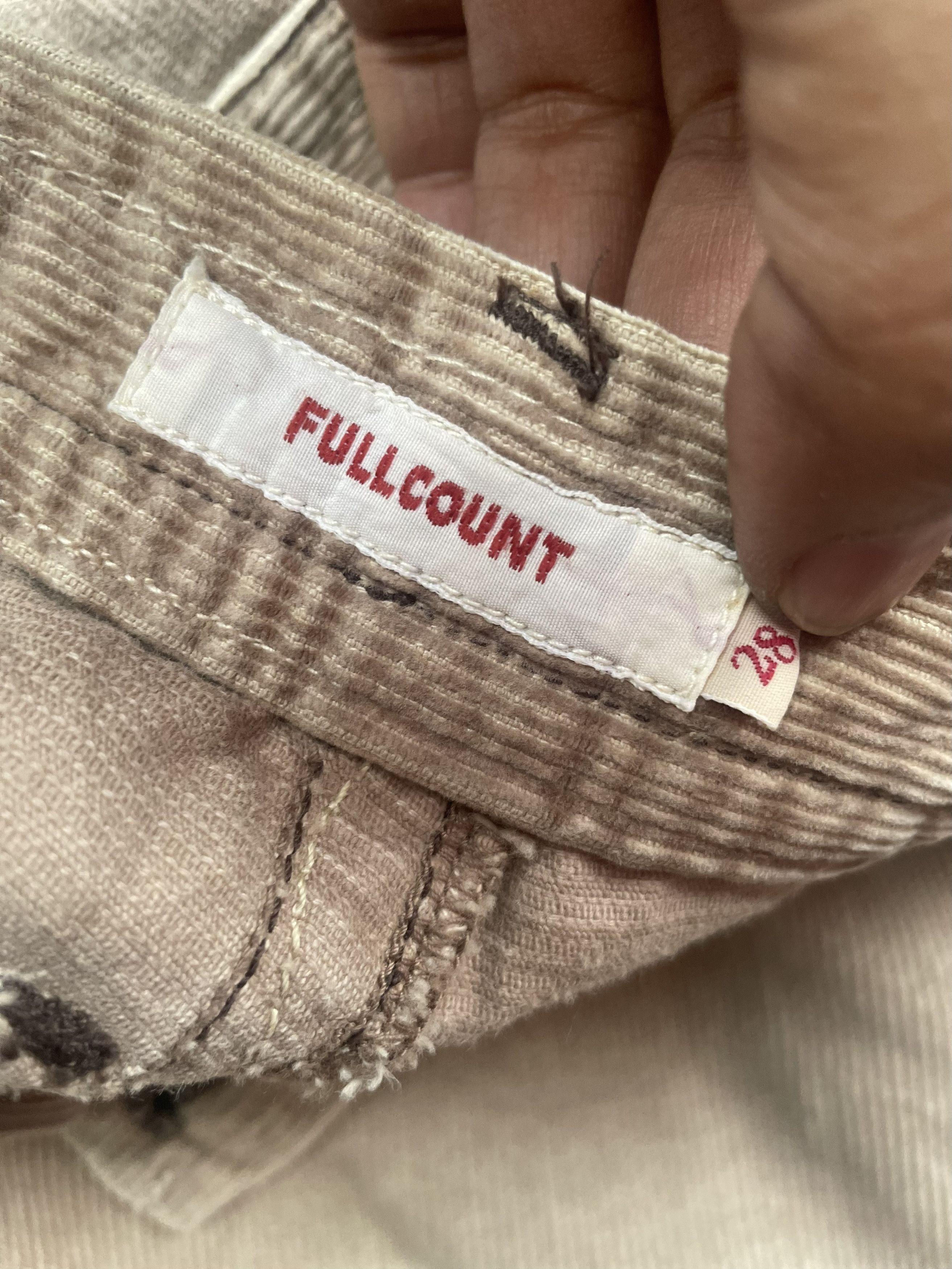 Full Count & Co. Vintage Flare Full Count Coduroy Denim Size 32" / US 10 / IT 46 - 10 Thumbnail