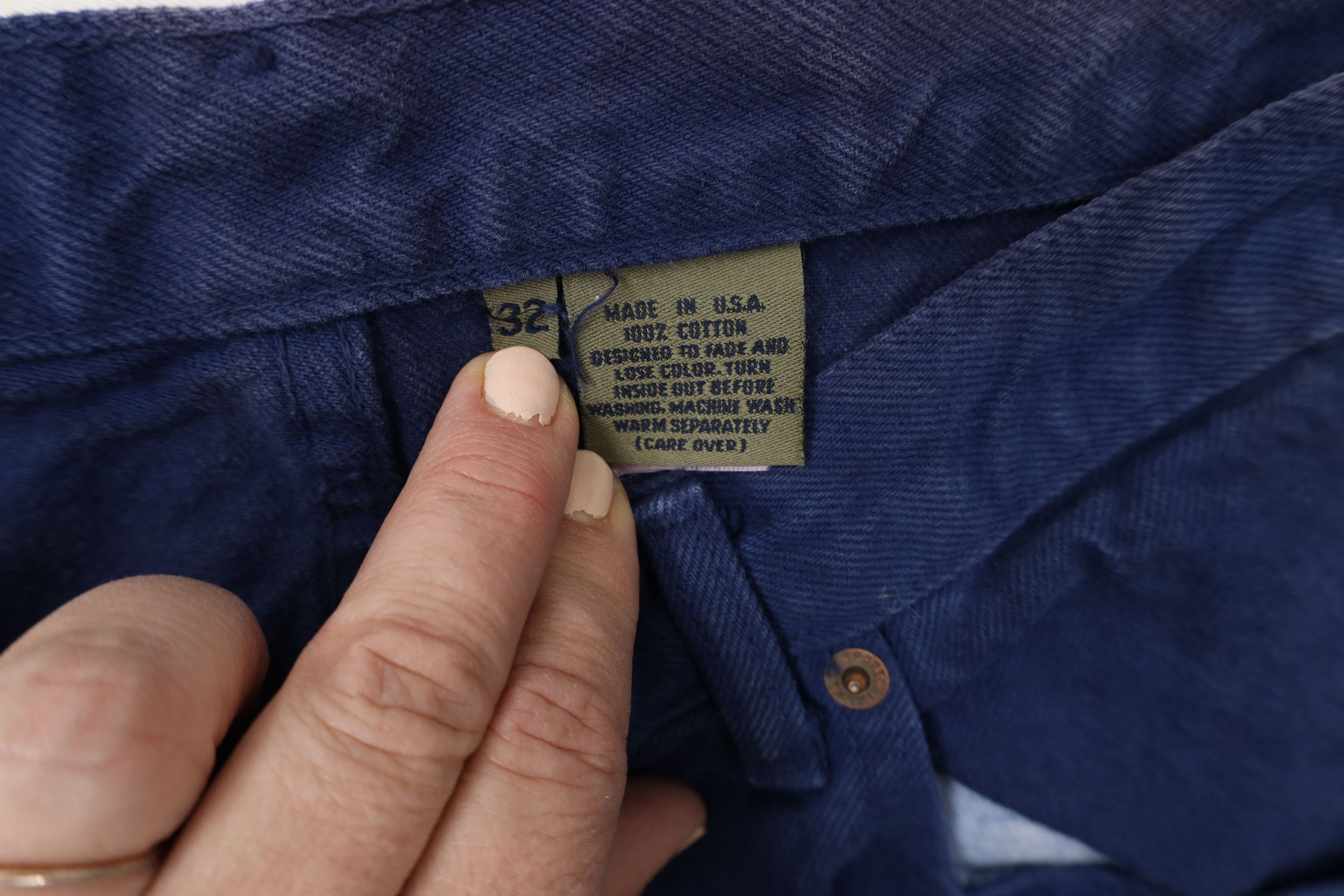 Calvin Klein × Vintage Deadstock Vintage 90s Calvin Klein Fit Tapered Leg Jeans USA Size US 30 / EU 46 - 9 Thumbnail