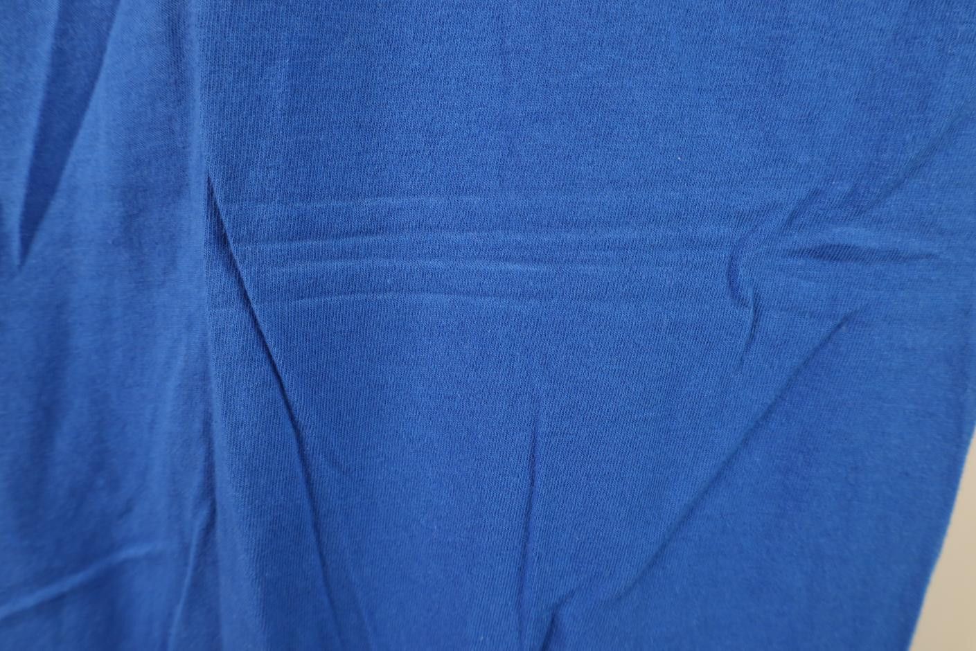 Vintage Vintage 90s Streetwear Blank Cotton Muscle T-Shirt Blue USA Size US M / EU 48-50 / 2 - 9 Thumbnail