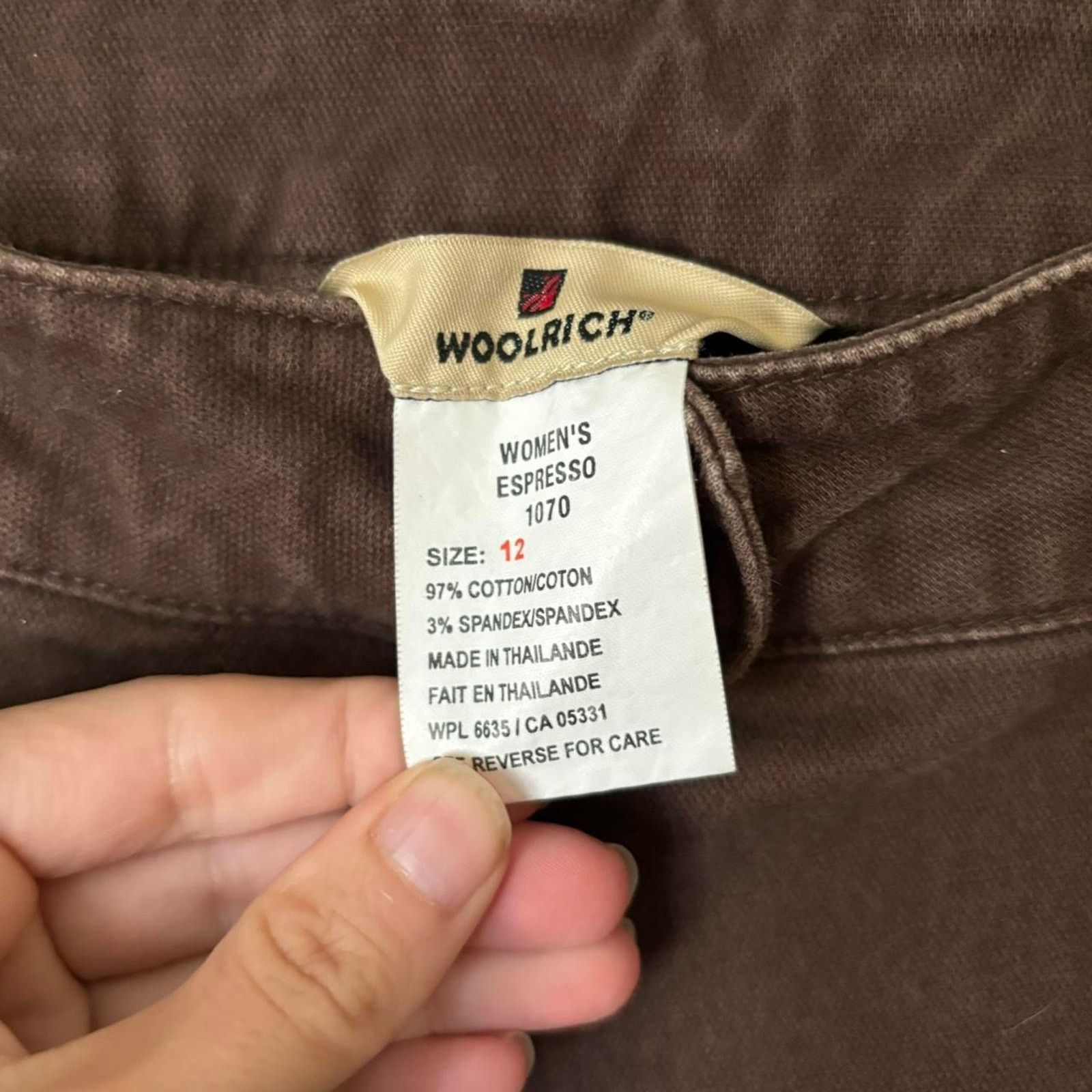 Woolrich Woolen Mills Vintage Woolrich Espresso Brown Trouser Pants 12 90s fall Size 30" / US 8 / IT 44 - 3 Thumbnail