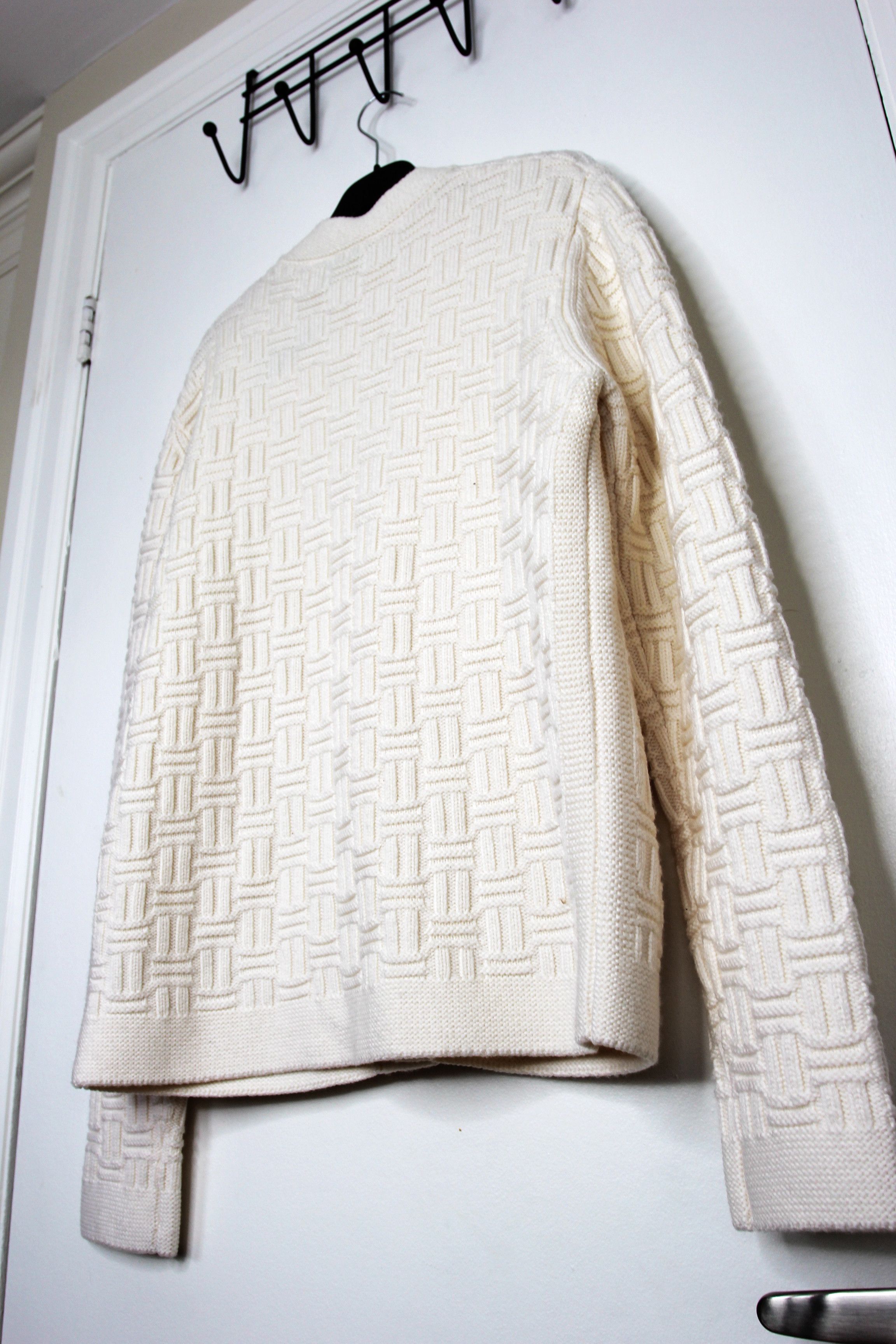 Casablanca BNWT AW24 CASABLANCA MERINO WOOL COLUMN STITCH CARDIGAN XL Size US XL / EU 56 / 4 - 7 Thumbnail