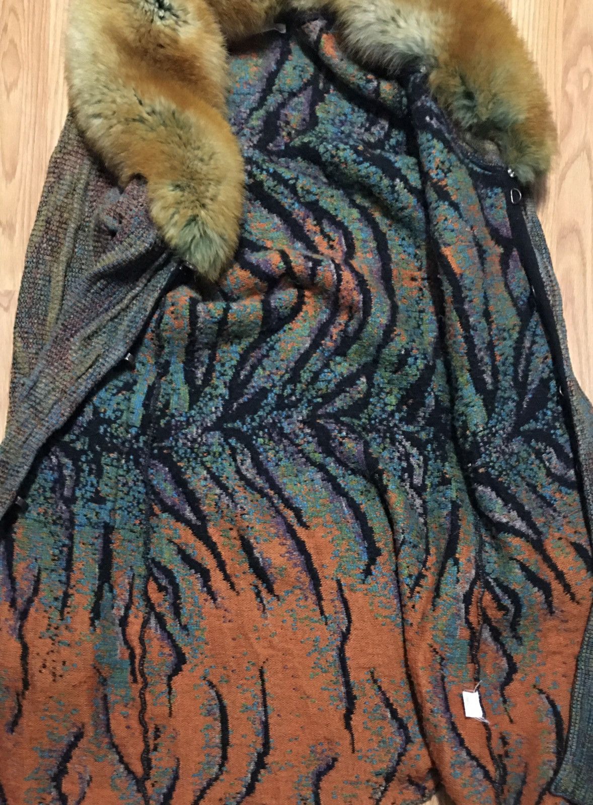 Roberto Cavalli Roberto Cavalli Rare Vintage Knit Coat Cardigan Fox Fur Sz S Size S / US 4 / IT 40 - 8 Thumbnail