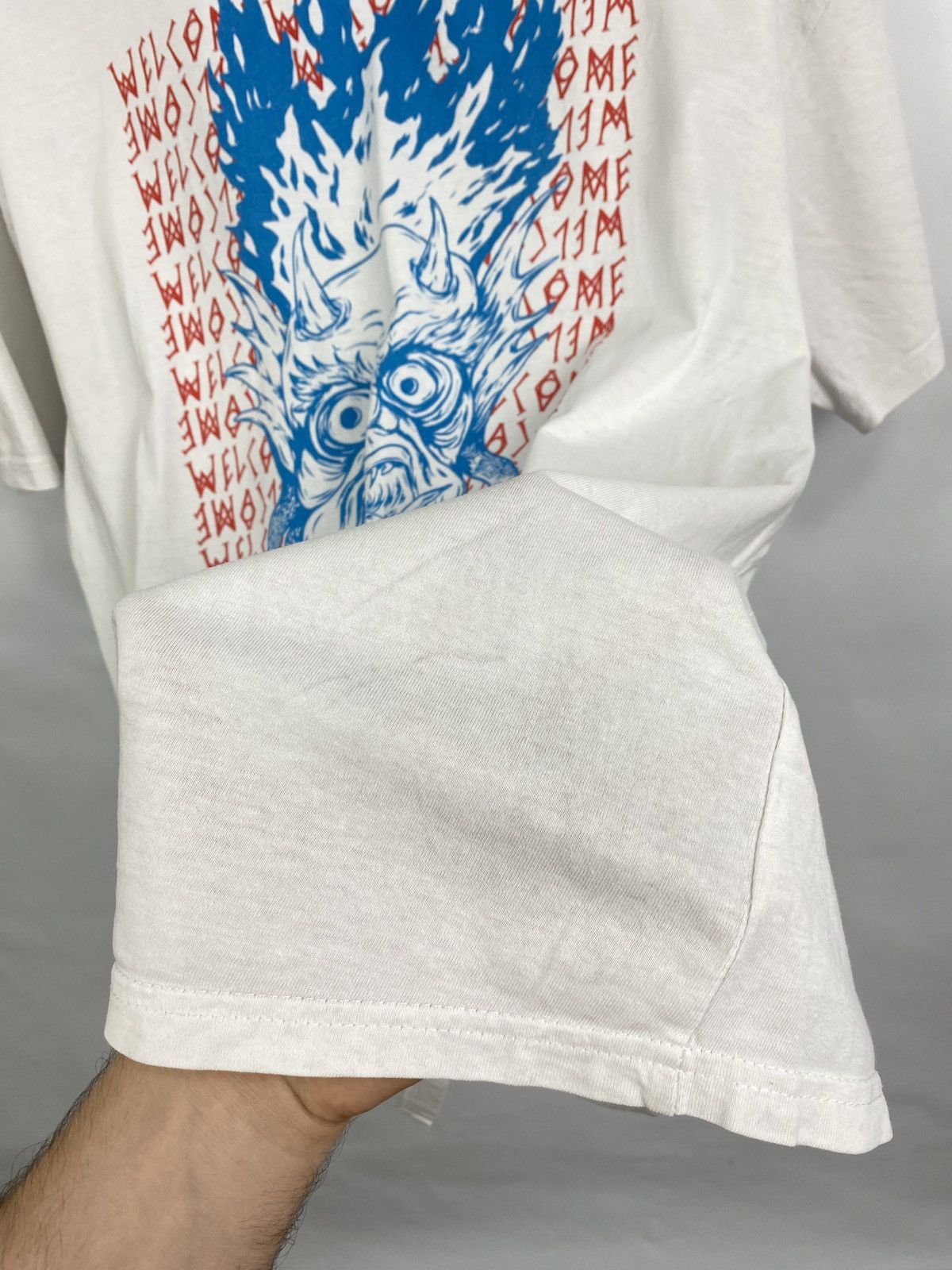 Welcome Skateboards 🇺🇸 Y2K Welcome Skateboards Archive Anarchy T-Shirt Rare Retro Size US XL / EU 56 / 4 - 11 Thumbnail