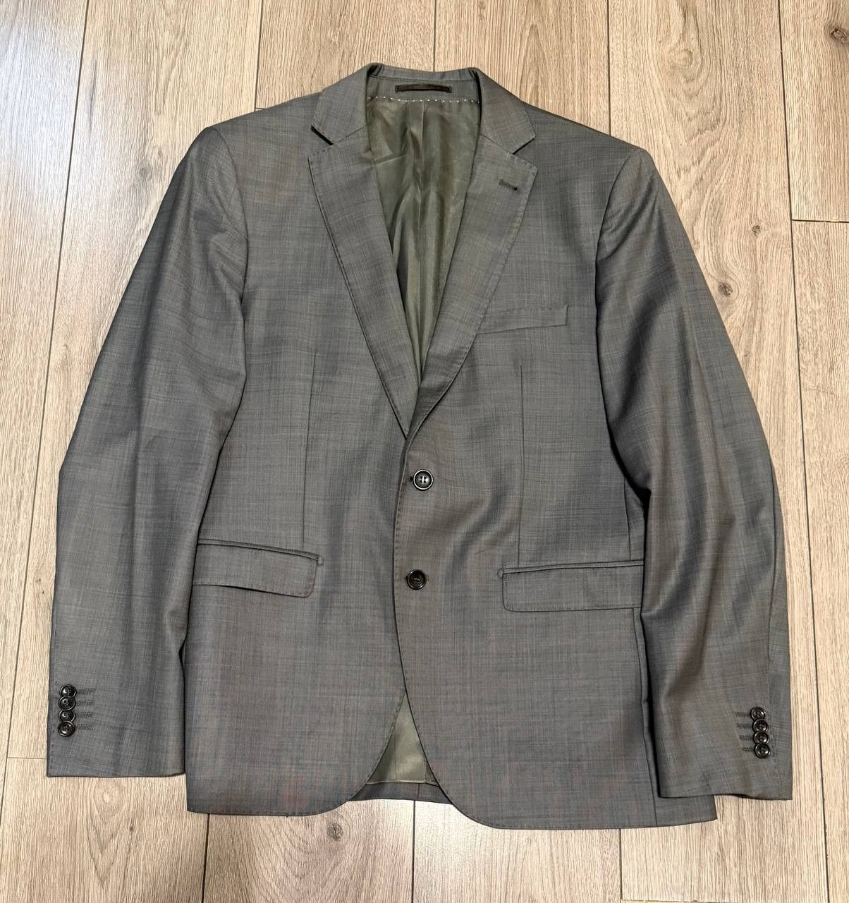 Ermenegildo Zegna Ermengildo Zegna Blazer Jacket Mens Size 52 Gray !00% Acetat Size 40R - 1 Thumbnail