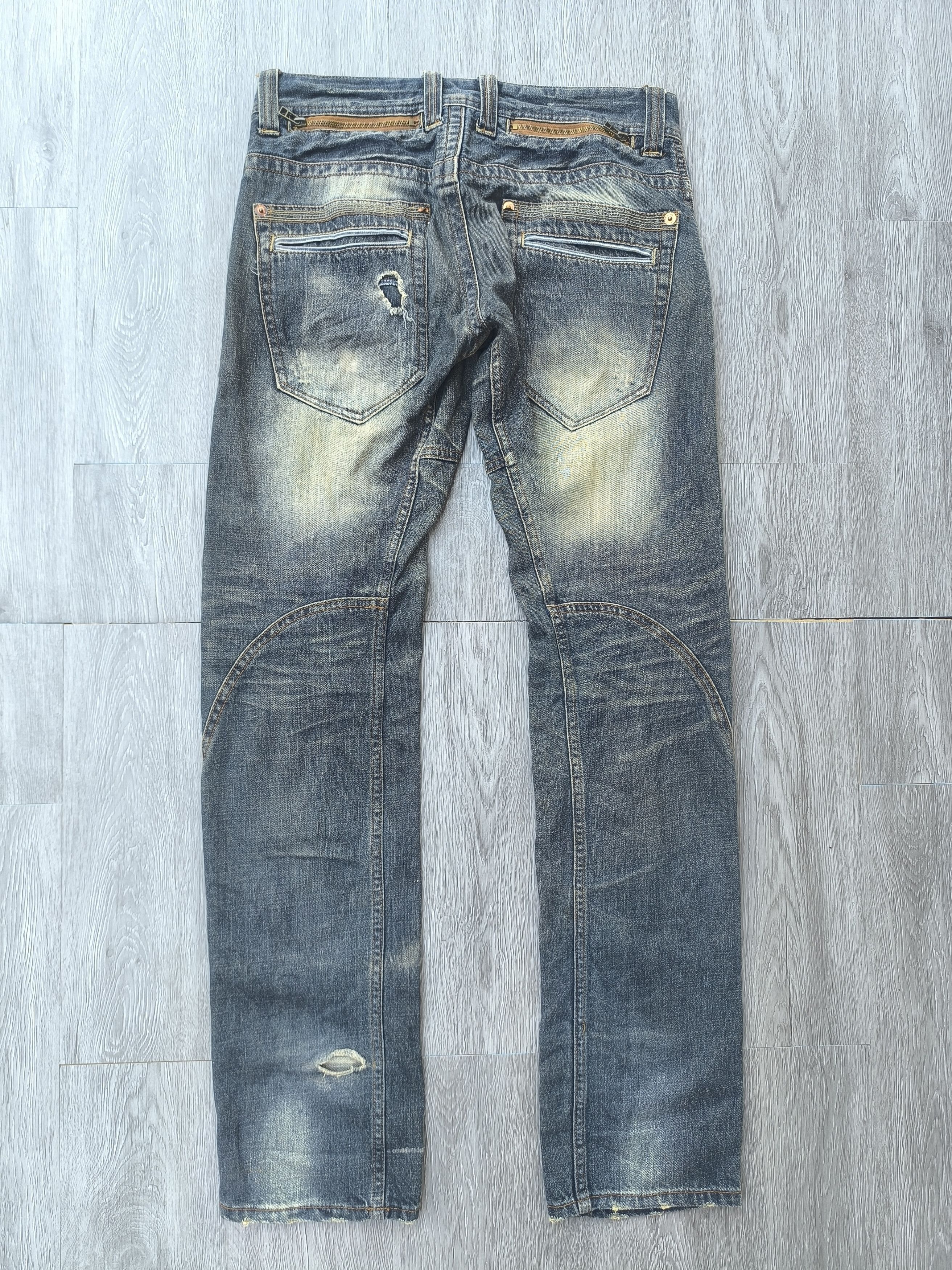 If Six Was Nine × Le Grande Bleu (L.G.B.) Made in Heaven Washed DENIM Size US 34 / EU 50 - 7 Thumbnail