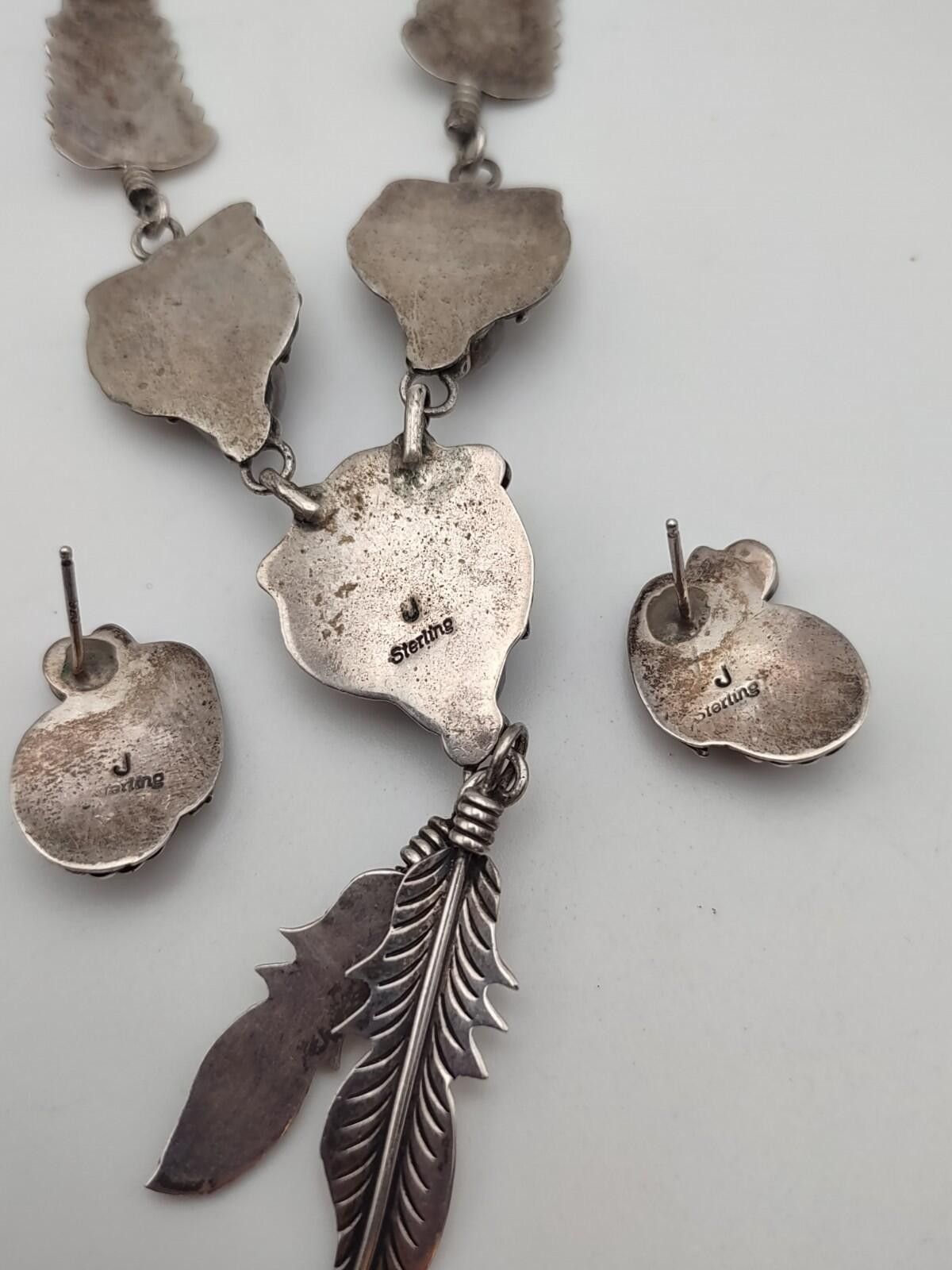 The Unbranded Brand VTG Navajo Sterling Charoite Set Jayson Livingston Size ONE SIZE - 2 Thumbnail