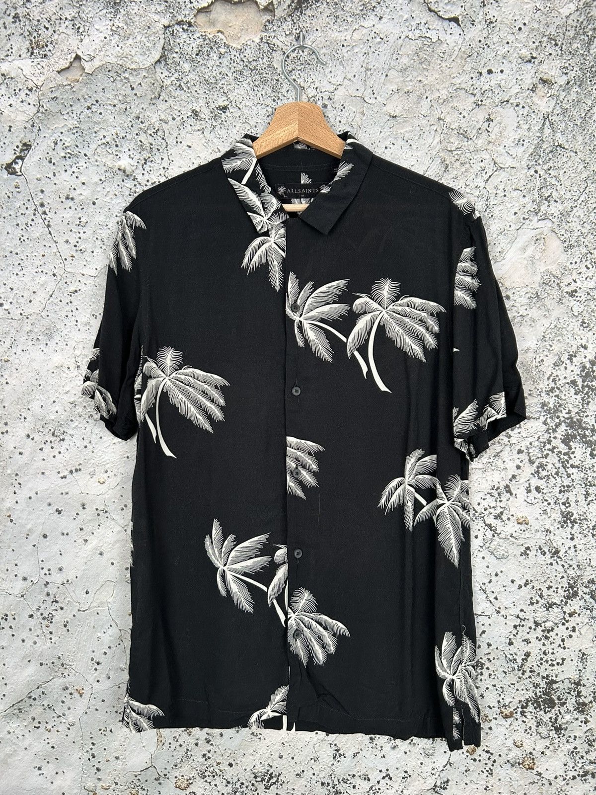 Allsaints Allsaints Viscose Shirt Palm Streetwear Avant Garde Size US M / EU 48-50 / 2 - 1 Thumbnail