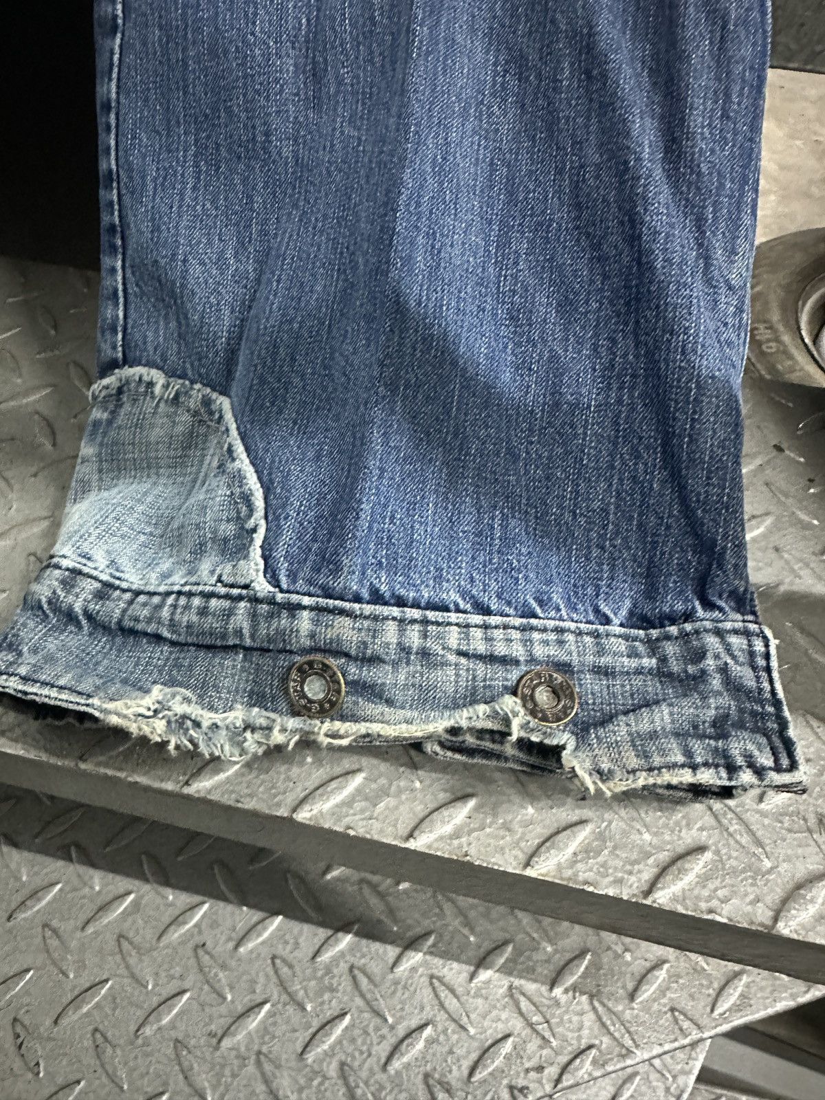 G-Star × Japanese Brand Vintage G Star Raw Baggy Double Knee Jeans Denim Pants y2k Size US 34 / EU 50 - 8 Thumbnail