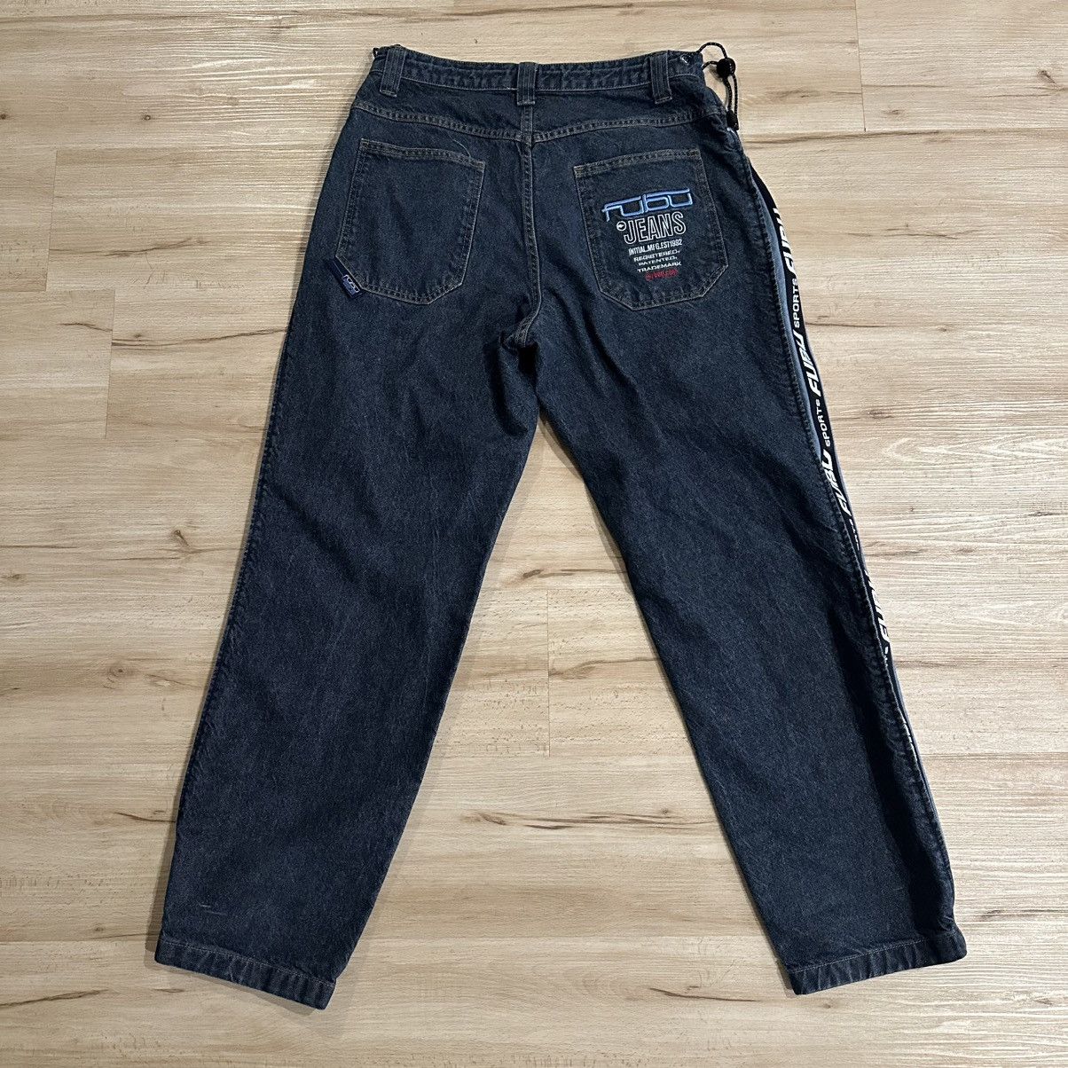 Fubu Vintage 2000s FUBU Jeans Women's Side Piping Baggy Denim Size 30" / US 8 / IT 44 - 4 Thumbnail